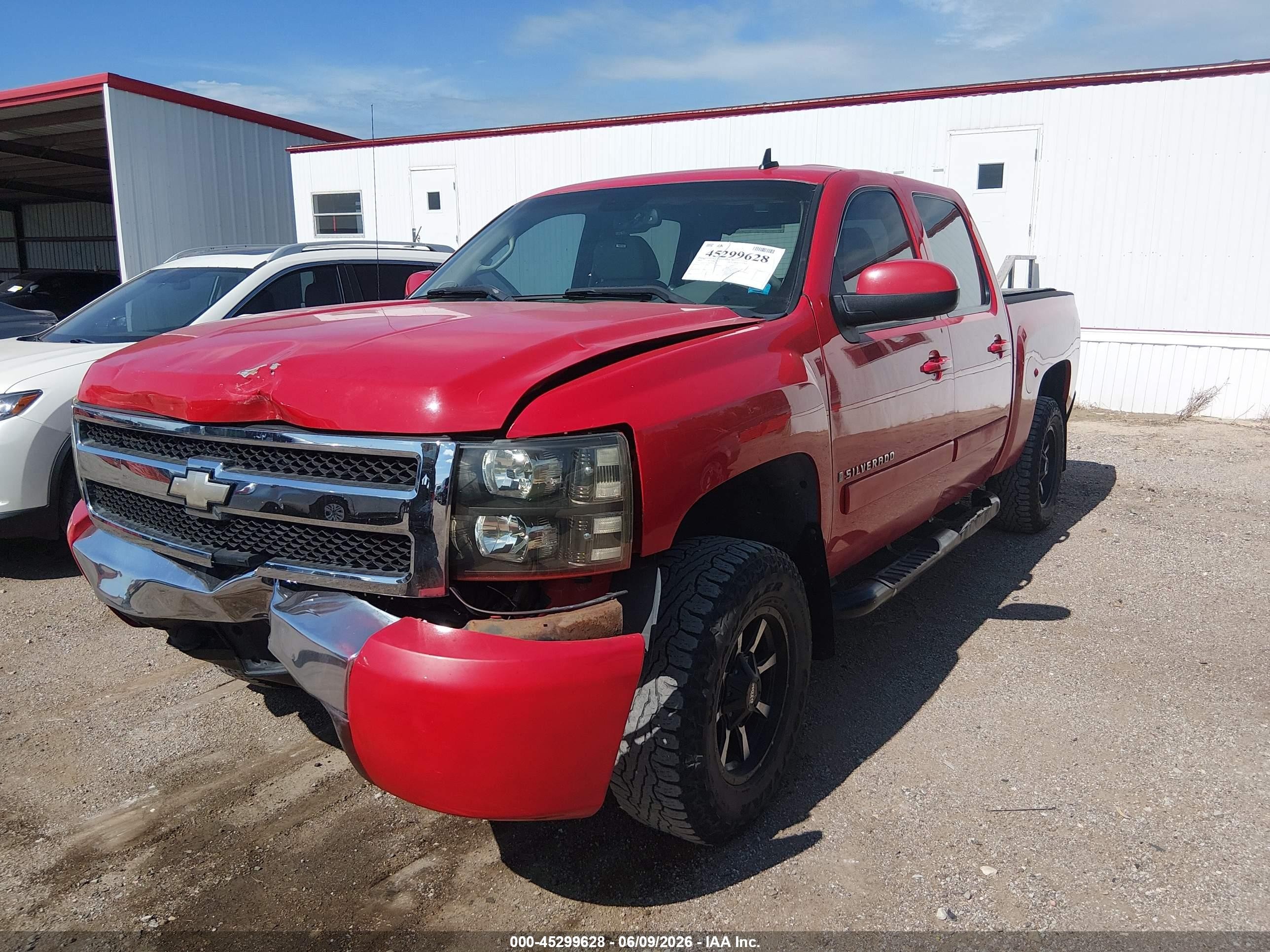 2007 Chevrolet Silverado 1500 Ltz Red vin: 3GCEK13M07G511136