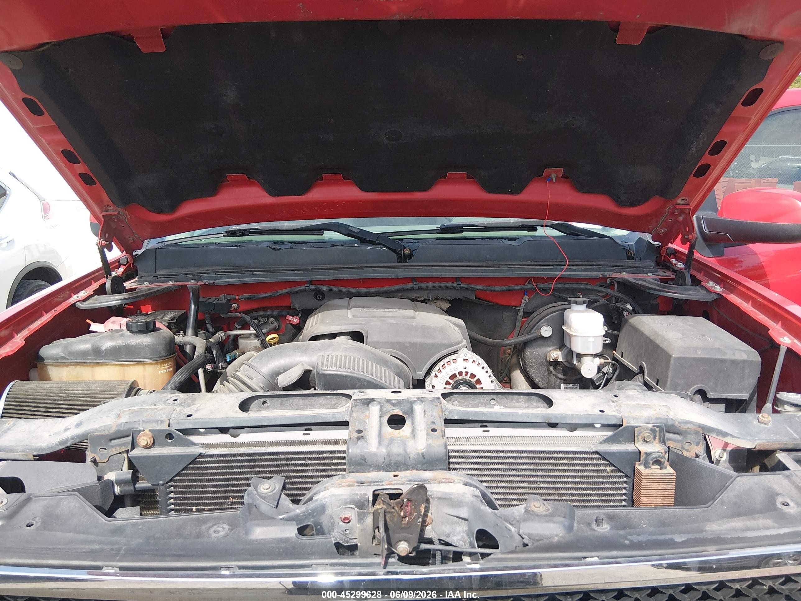 2007 Chevrolet Silverado 1500 Ltz Red vin: 3GCEK13M07G511136