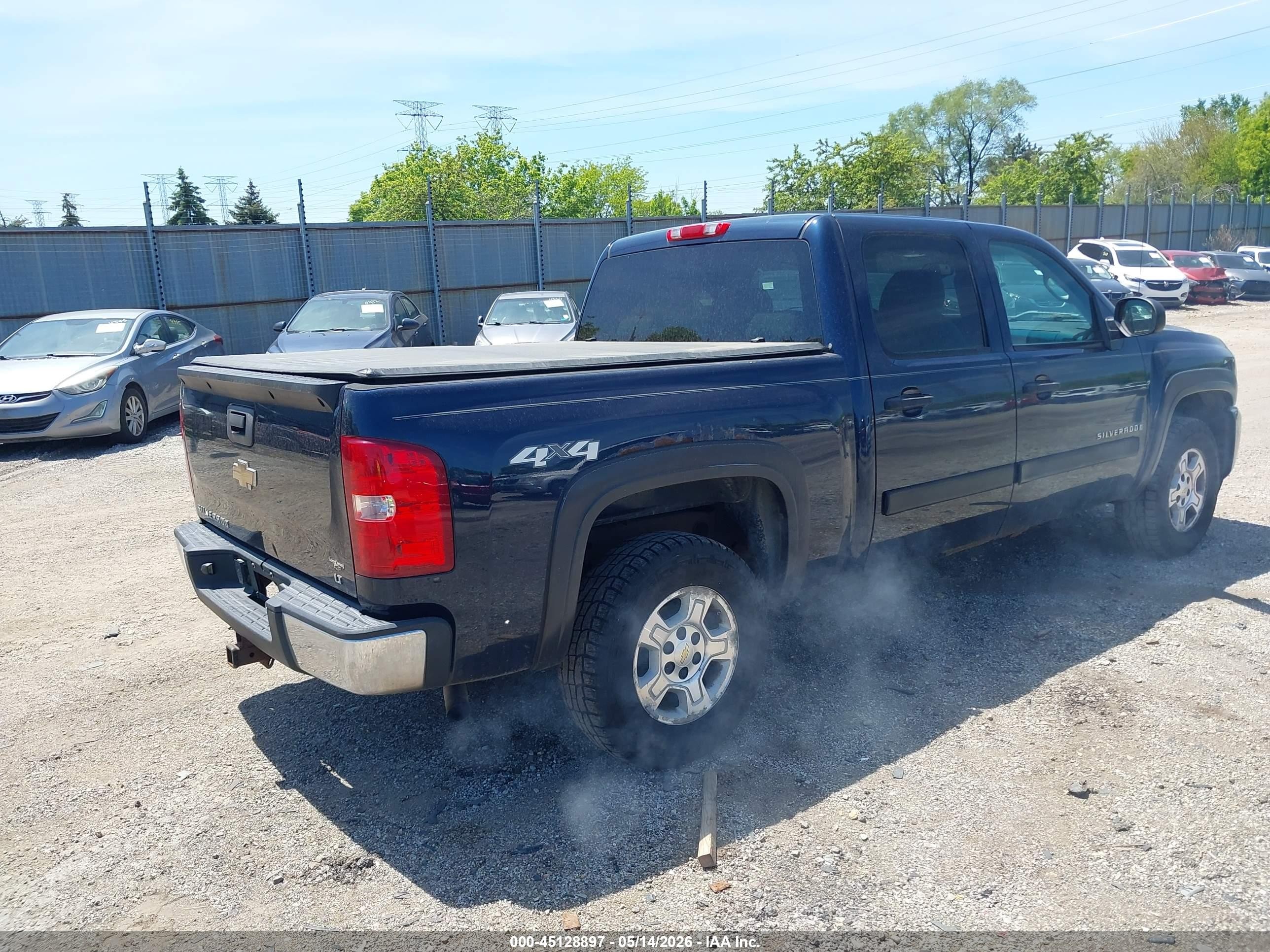 2007 Chevrolet Silverado 1500 Lt1 Blue vin: 3GCEK13M07G511444