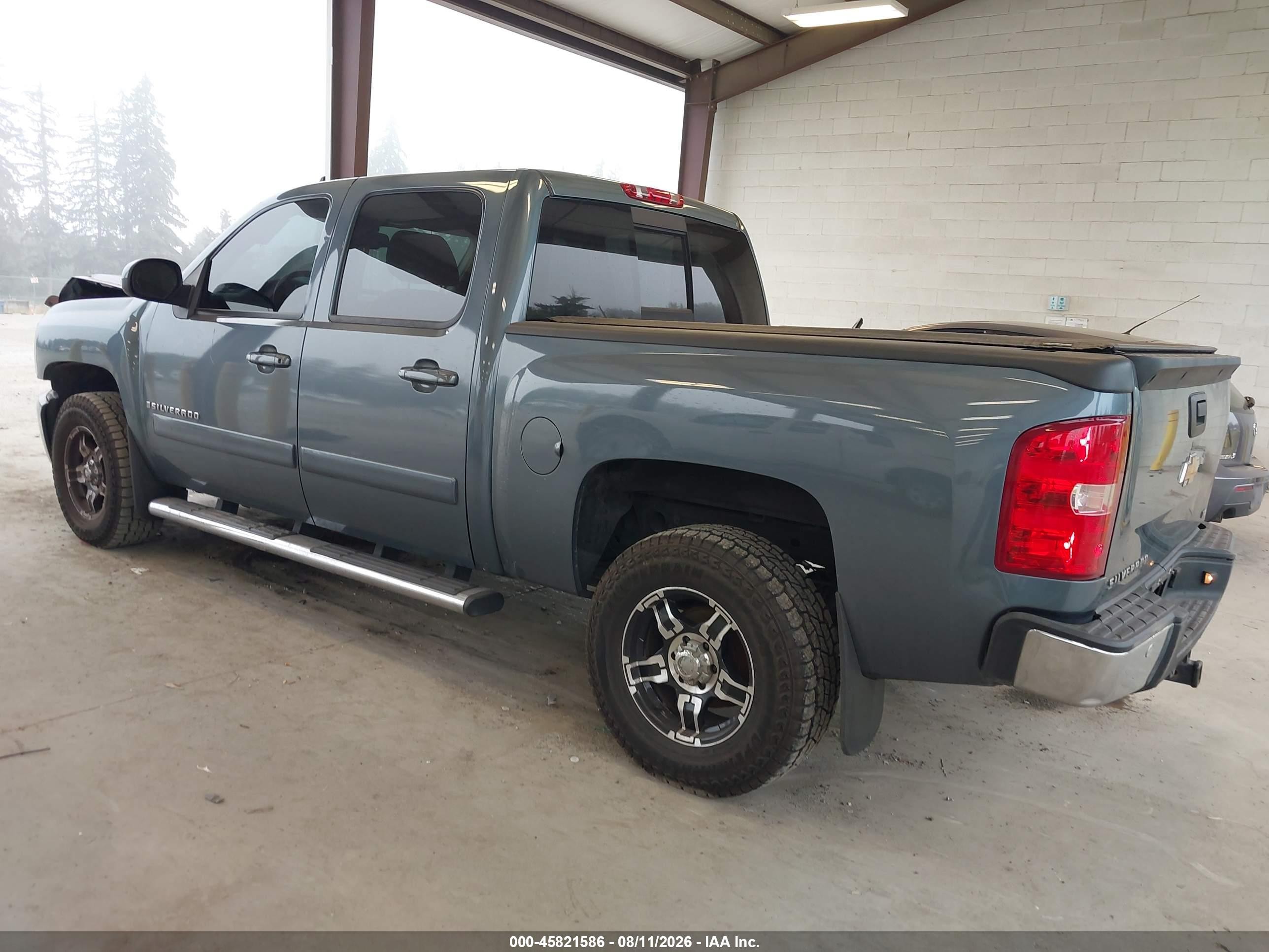 2008 Chevrolet Silverado 1500 Ltz Blue vin: 3GCEK13M08G105617