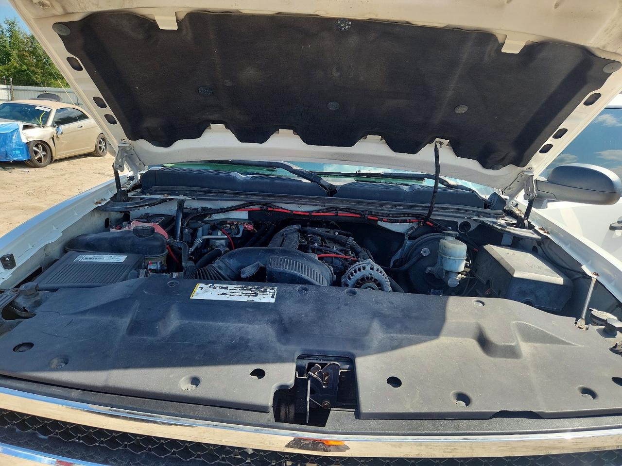 2008 Chevrolet Silverado K1500 Белый vin: 3GCEK13M08G112986