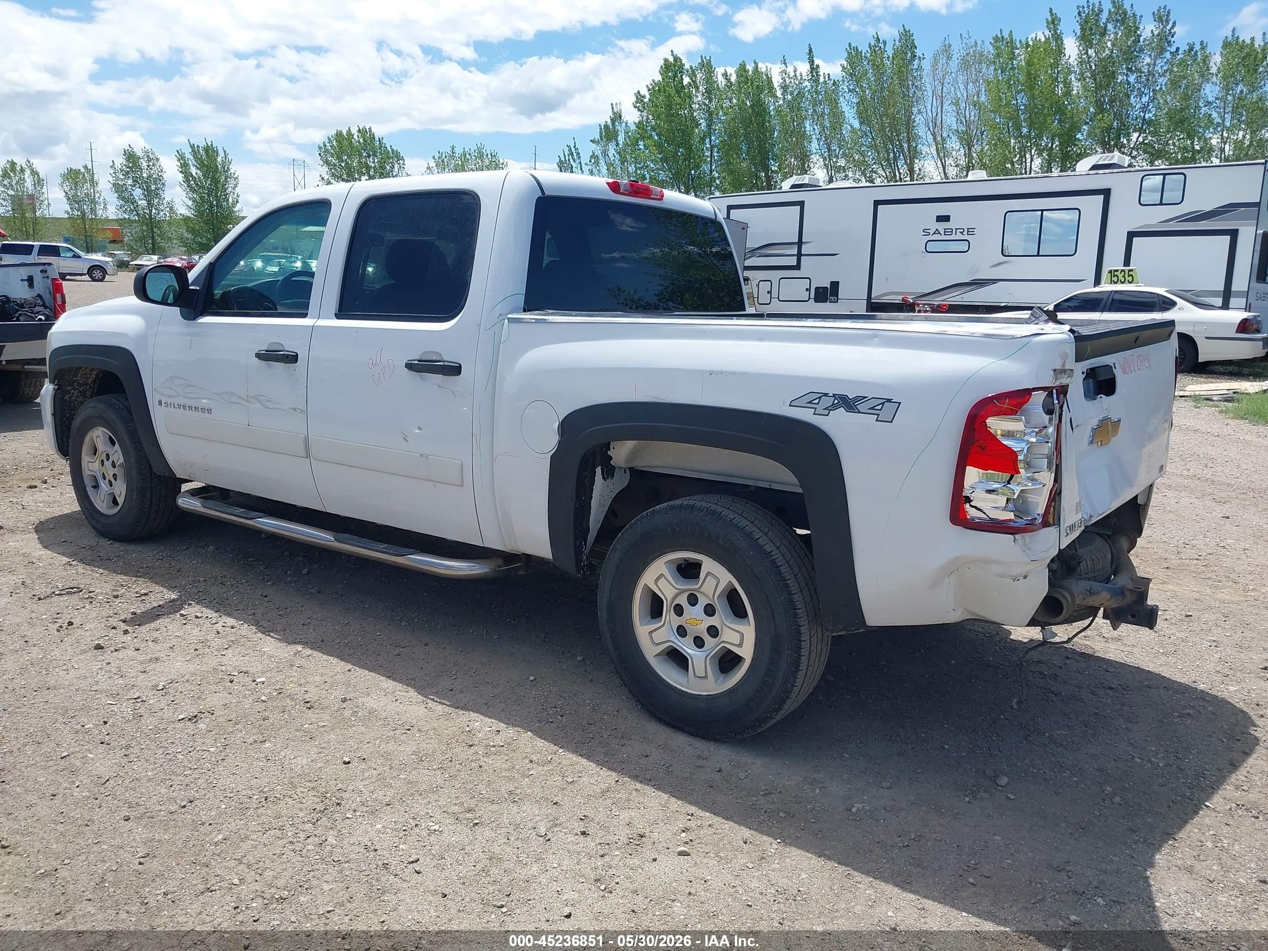 2007 Chevrolet Silverado 1500 Lt1 Белый vin: 3GCEK13M17G542766