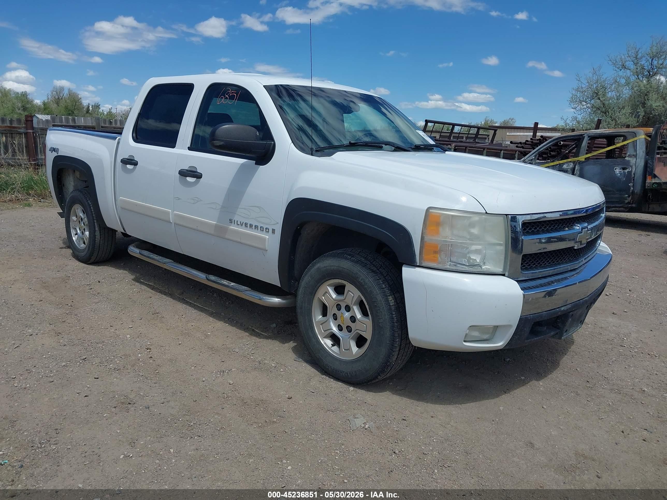 2007 Chevrolet Silverado 1500 Lt1 Белый vin: 3GCEK13M17G542766