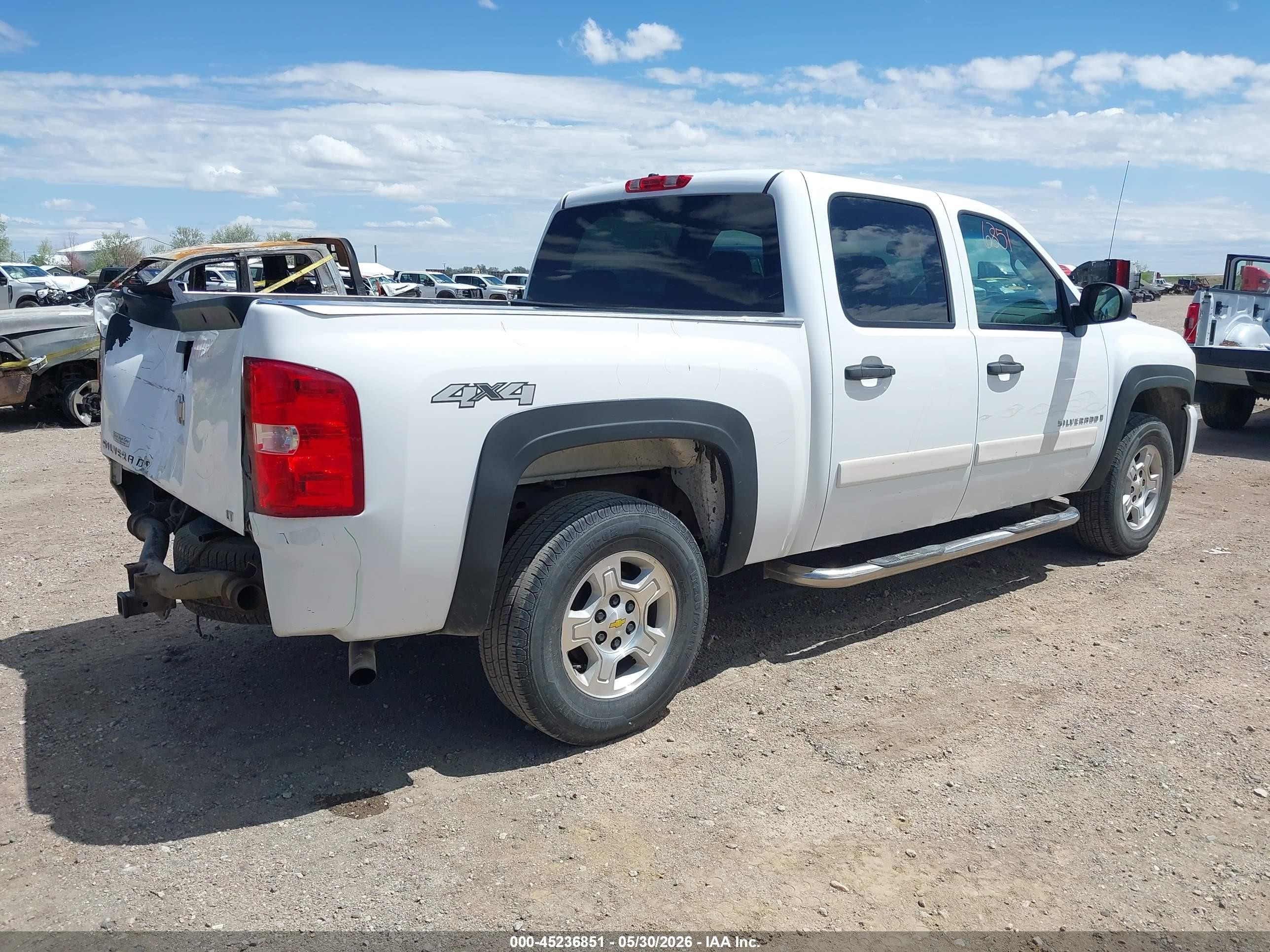 2007 Chevrolet Silverado 1500 Lt1 Белый vin: 3GCEK13M17G542766