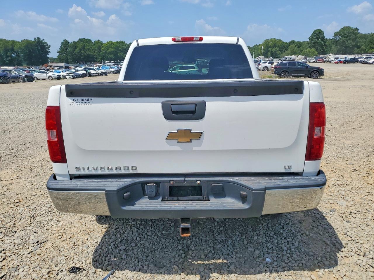 2007 Chevrolet Silverado K1500 Crew Cab White vin: 3GCEK13M27G510957