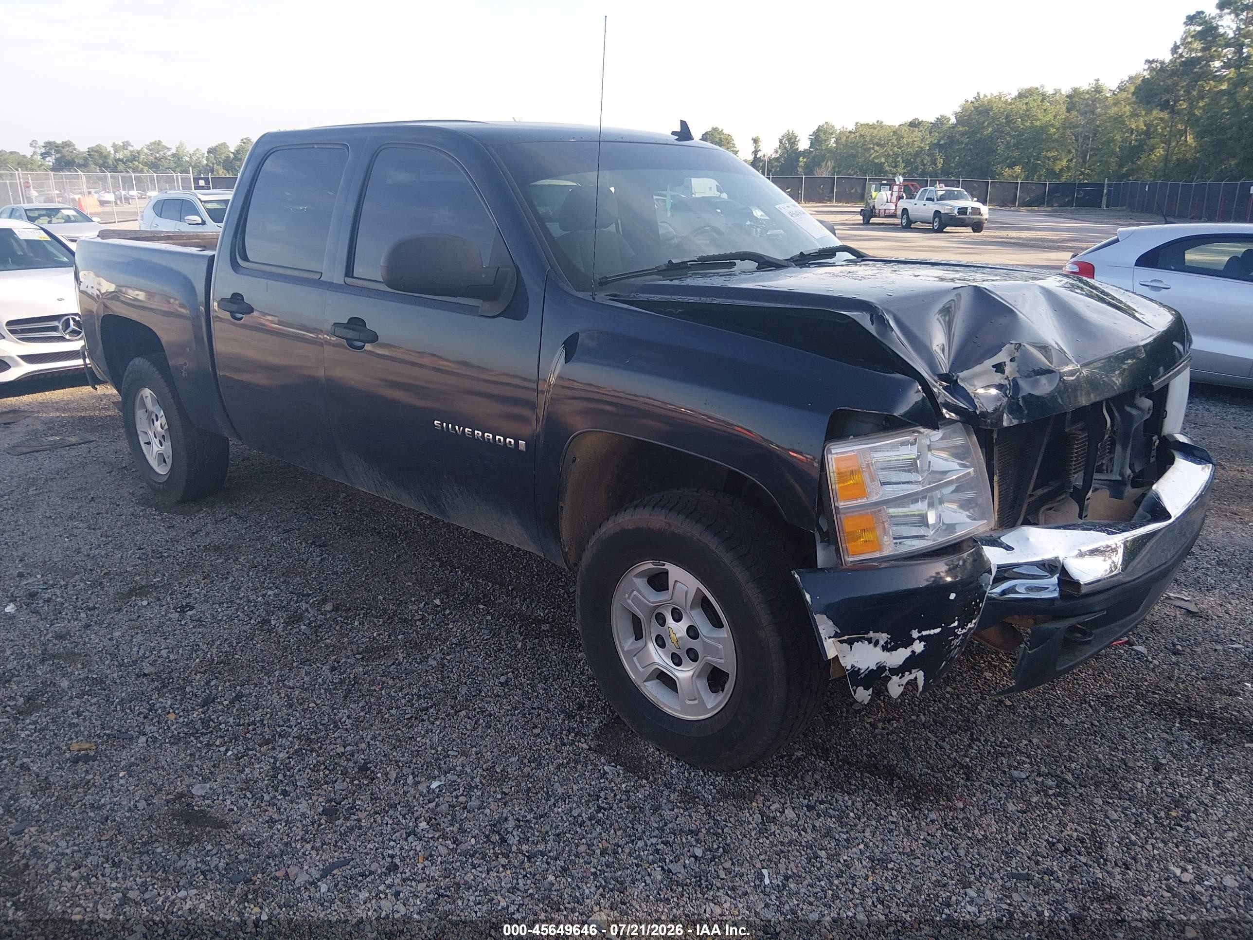 2008 Chevrolet Silverado 1500 Lt1 Blue vin: 3GCEK13M28G122077