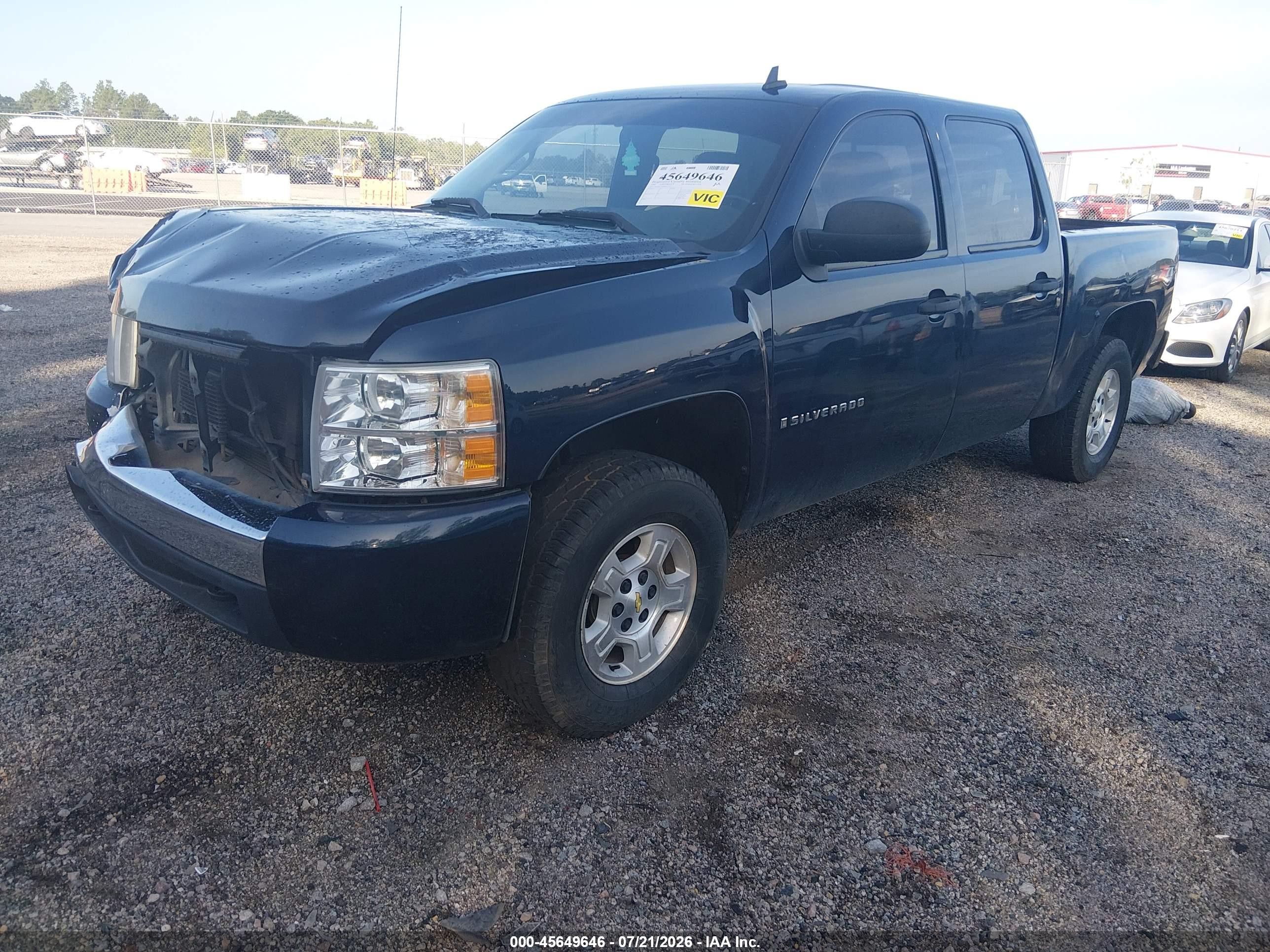 2008 Chevrolet Silverado 1500 Lt1 Blue vin: 3GCEK13M28G122077