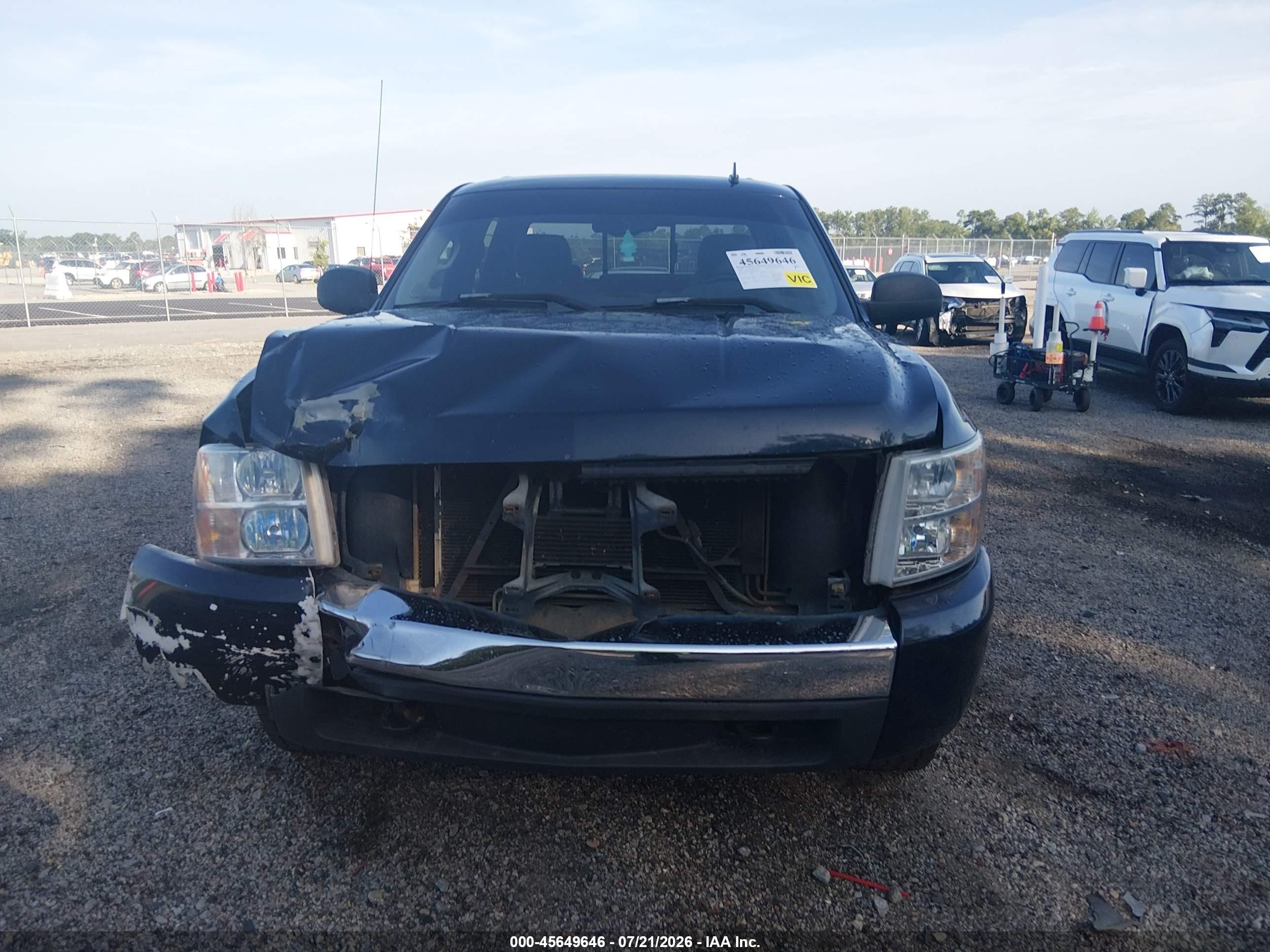 2008 Chevrolet Silverado 1500 Lt1 Blue vin: 3GCEK13M28G122077