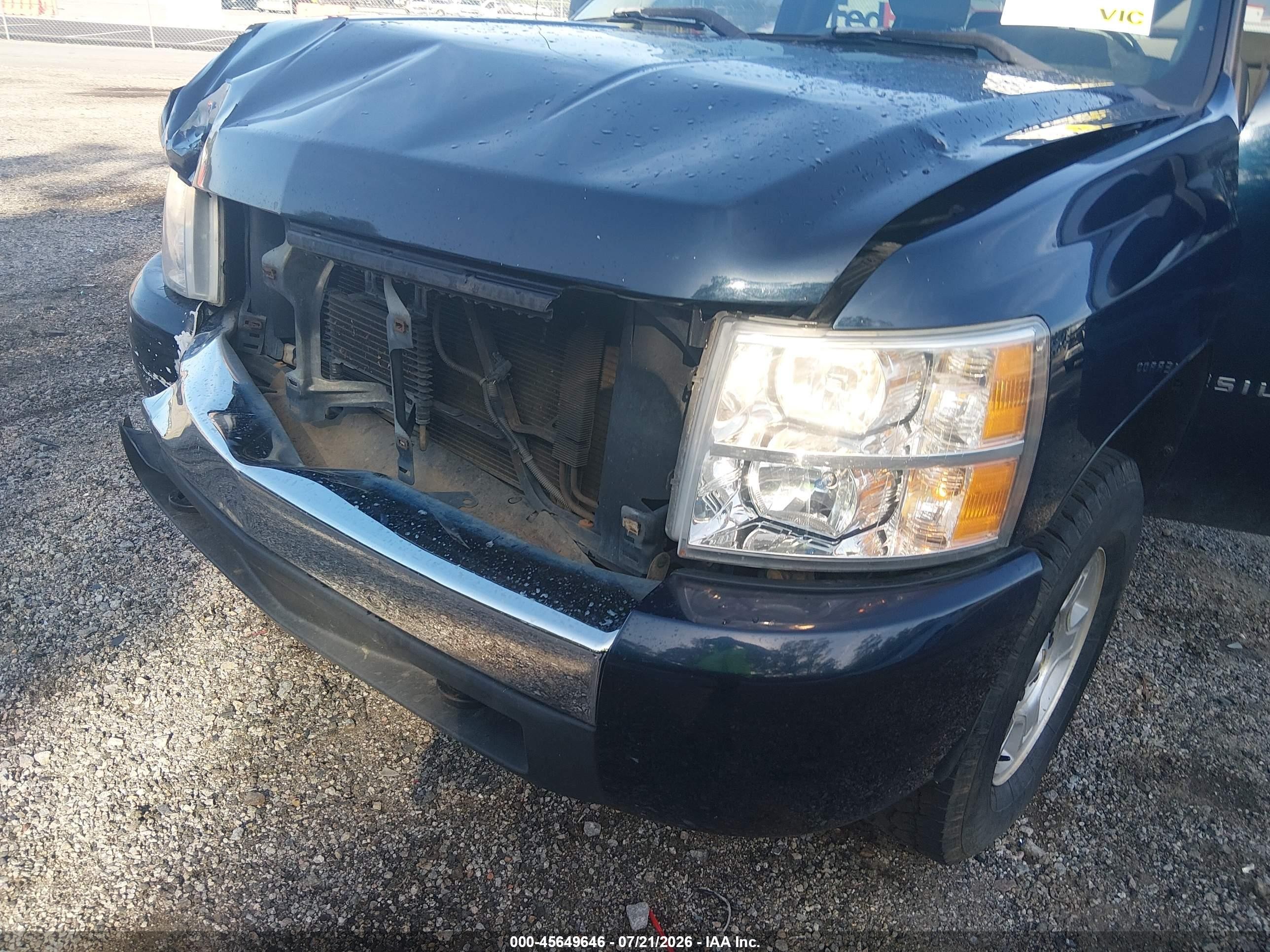 2008 Chevrolet Silverado 1500 Lt1 Blue vin: 3GCEK13M28G122077