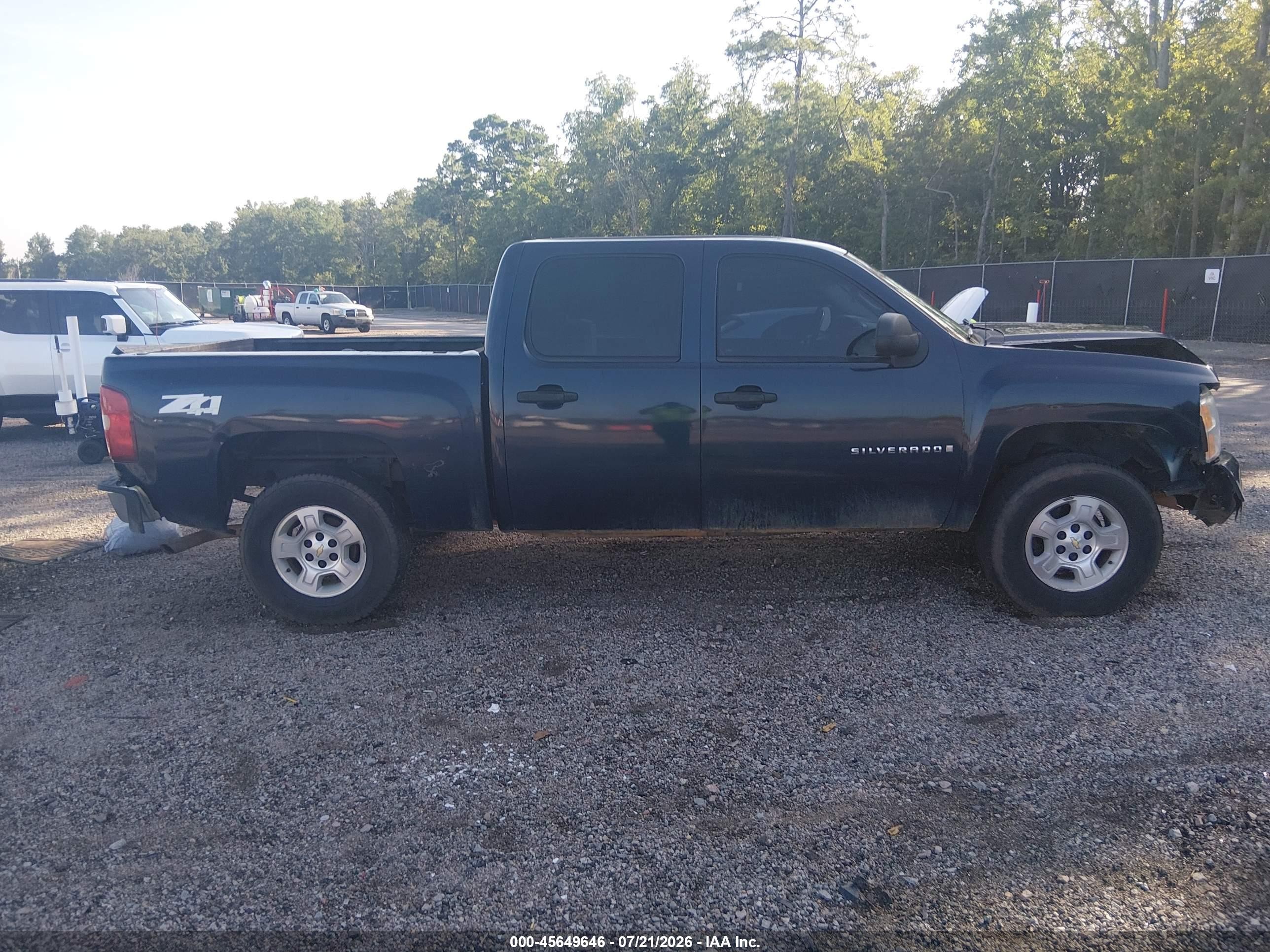 2008 Chevrolet Silverado 1500 Lt1 Blue vin: 3GCEK13M28G122077