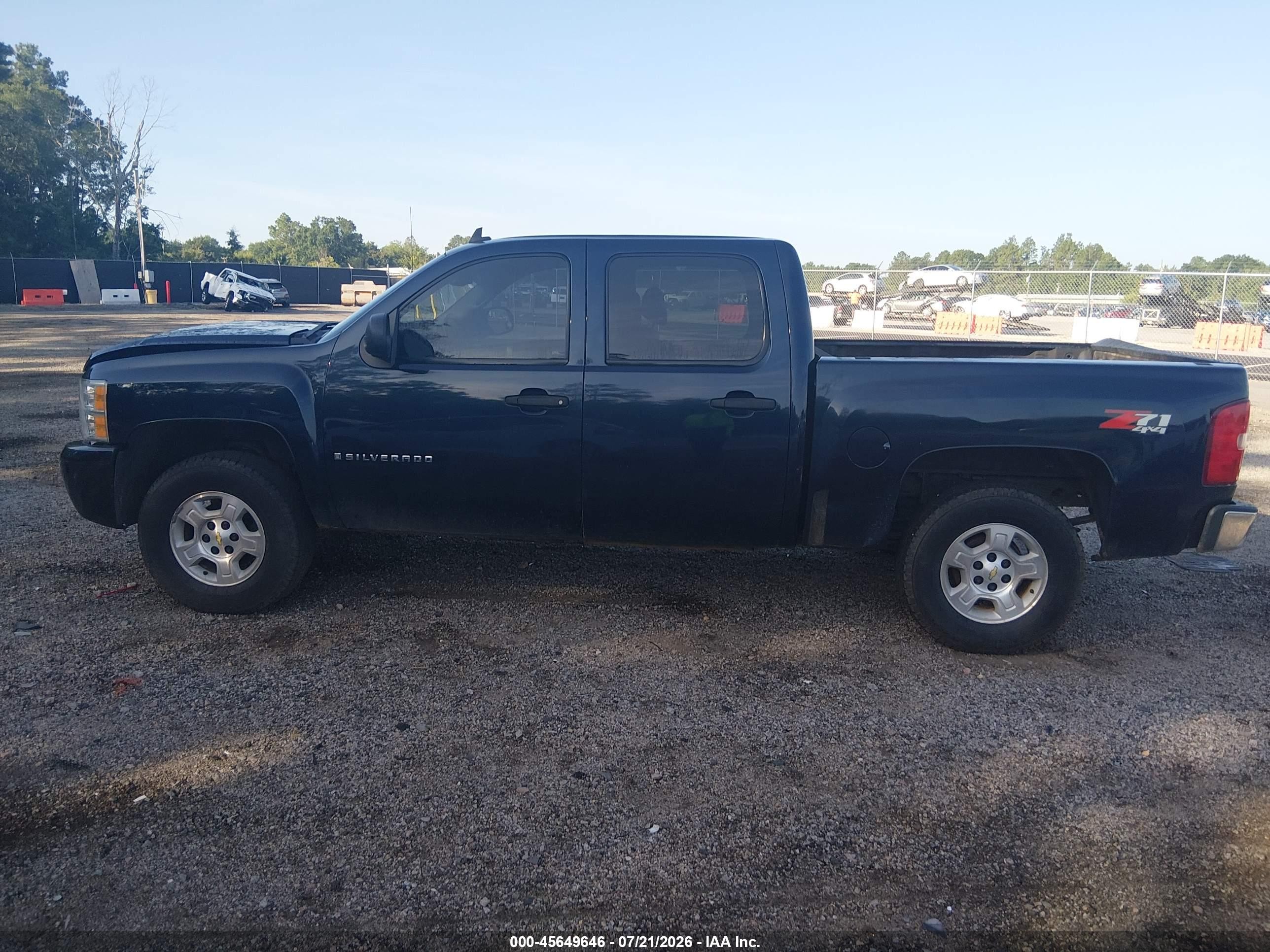 2008 Chevrolet Silverado 1500 Lt1 Blue vin: 3GCEK13M28G122077