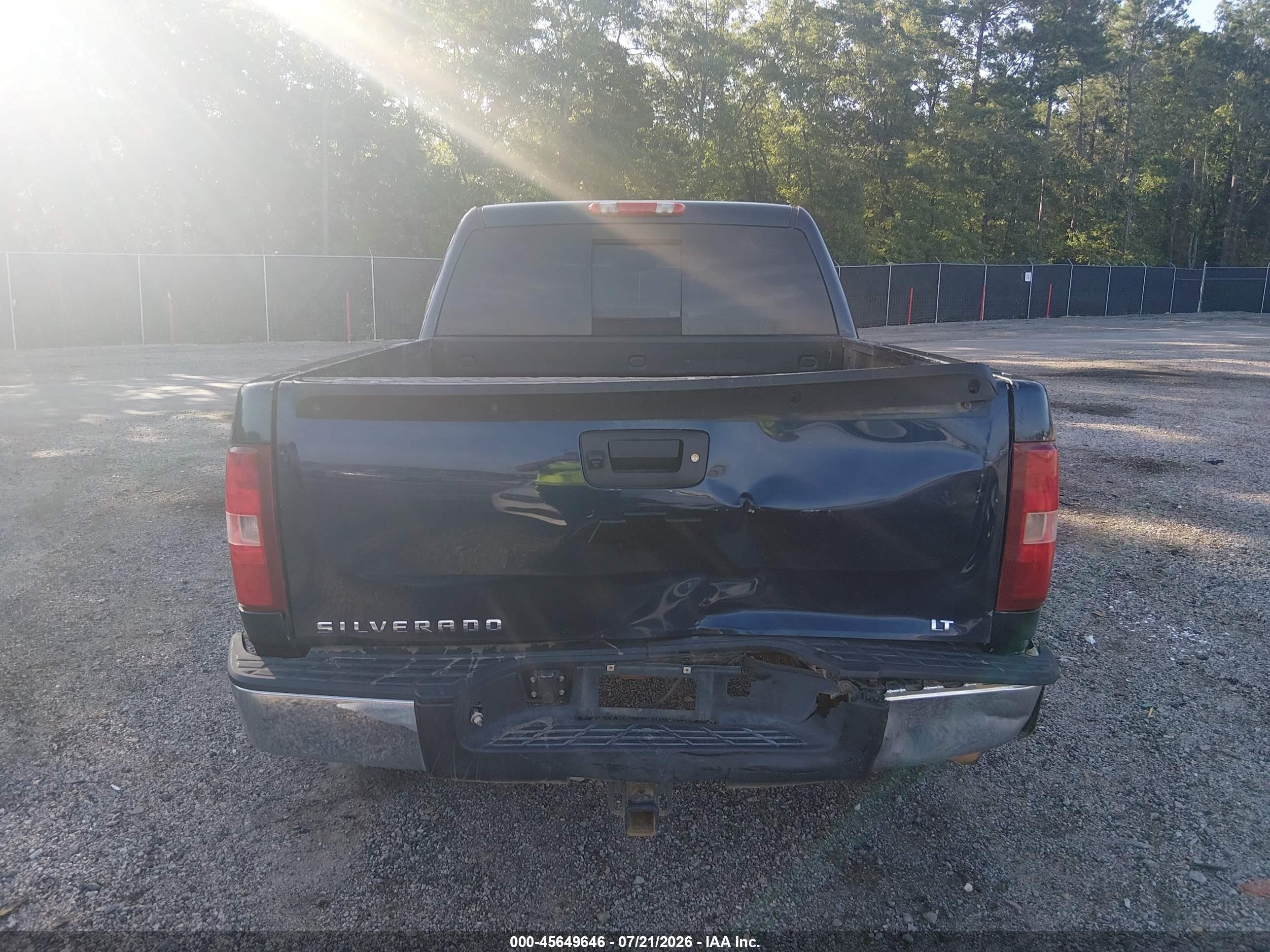 2008 Chevrolet Silverado 1500 Lt1 Blue vin: 3GCEK13M28G122077