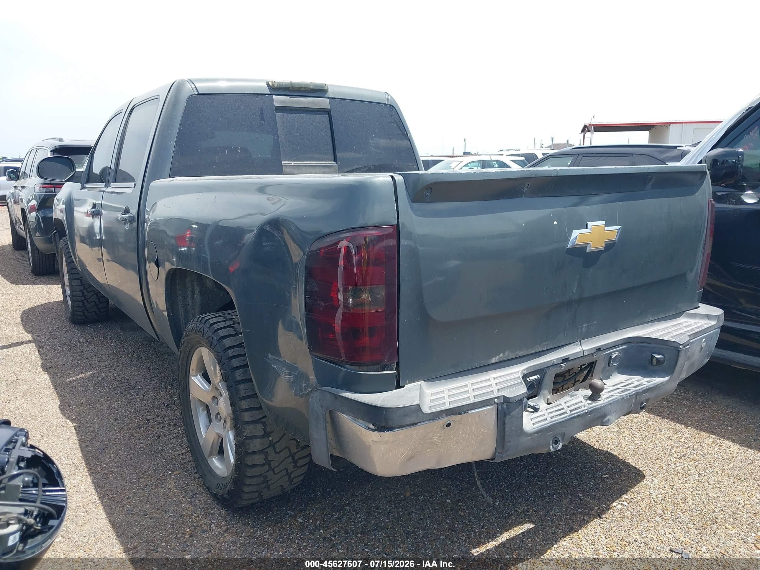 2007 Chevrolet Silverado 1500 Ltz Gray vin: 3GCEK13M37G544003