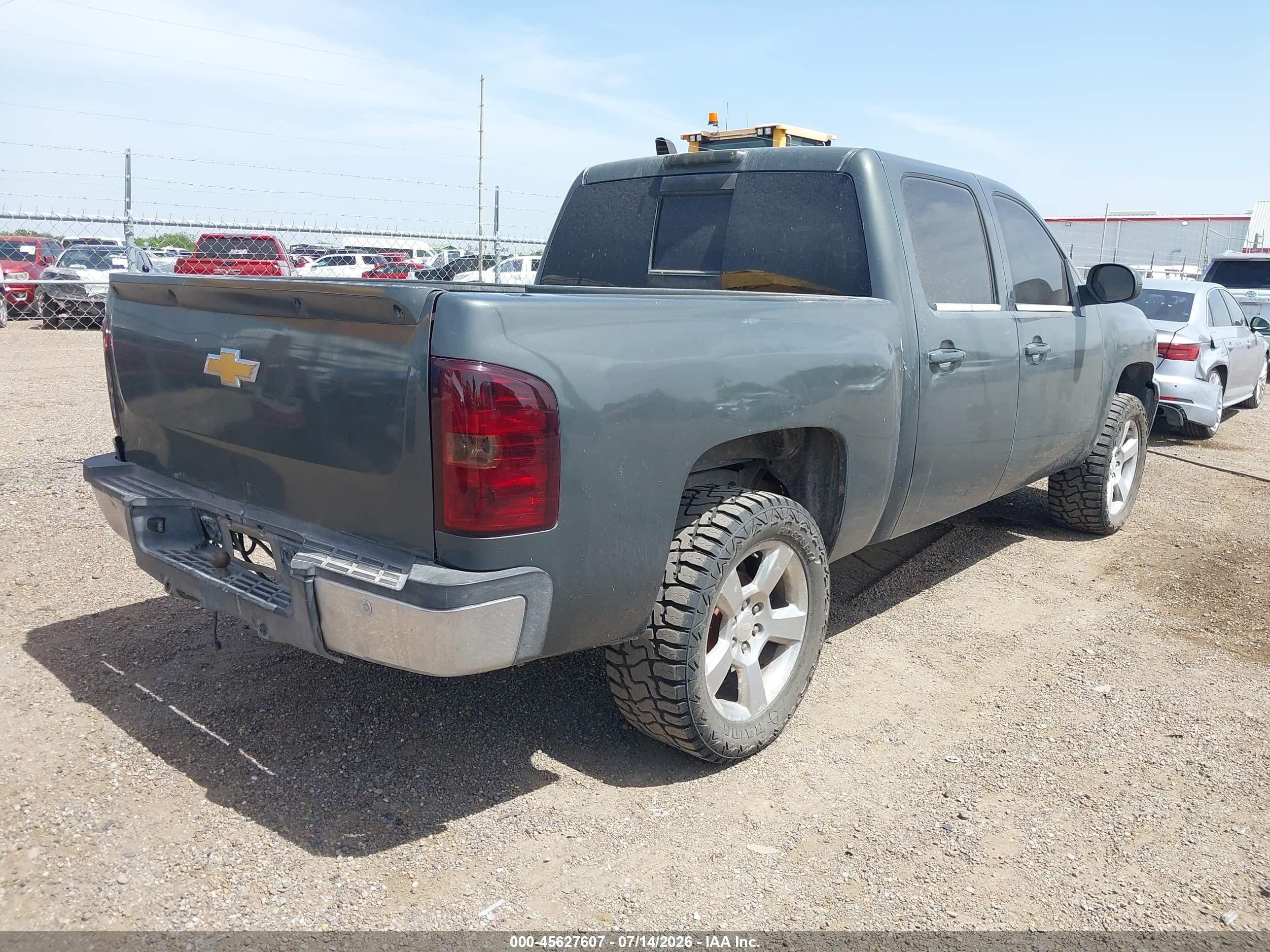 2007 Chevrolet Silverado 1500 Ltz Gray vin: 3GCEK13M37G544003