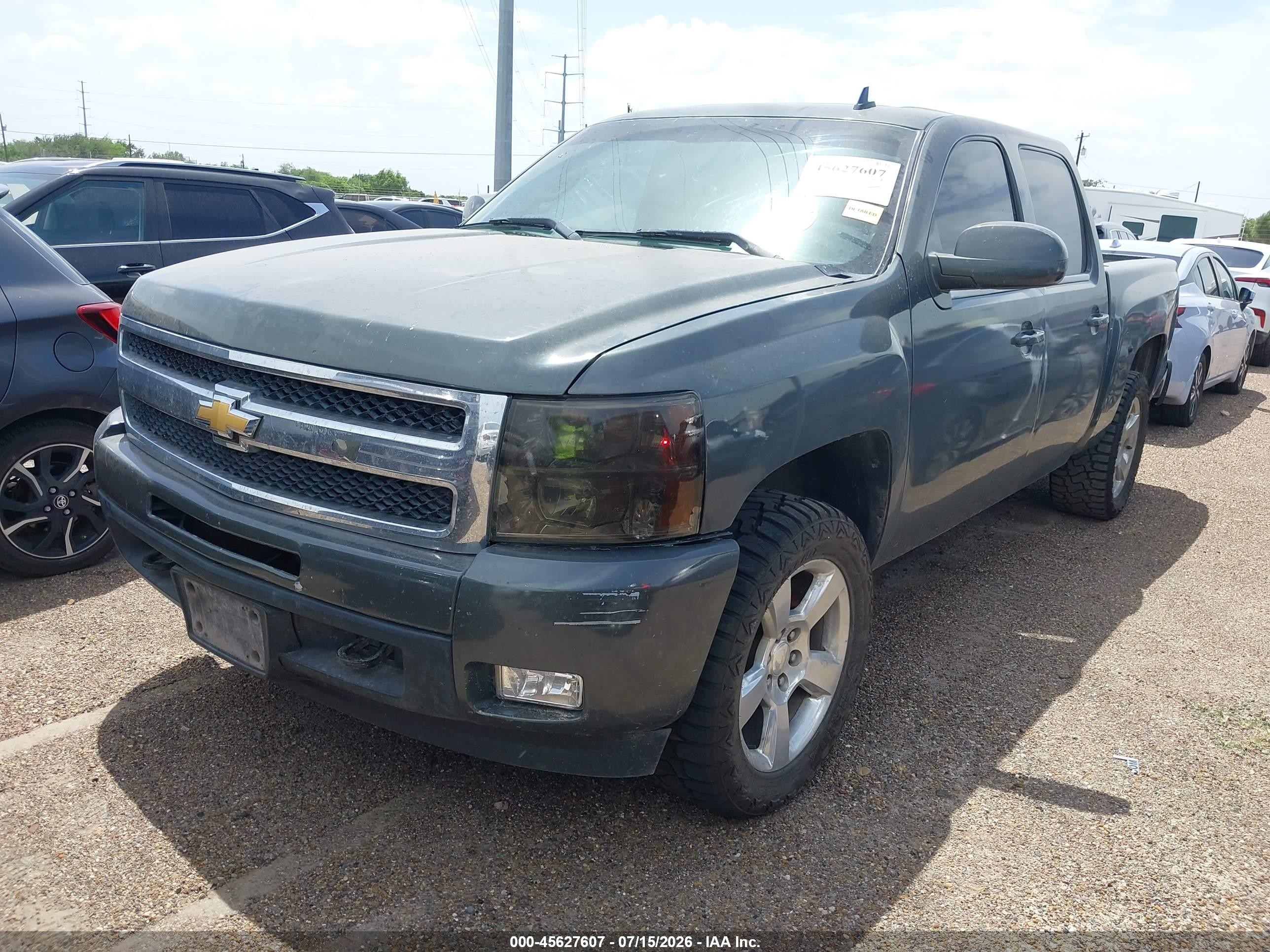 2007 Chevrolet Silverado 1500 Ltz Gray vin: 3GCEK13M37G544003