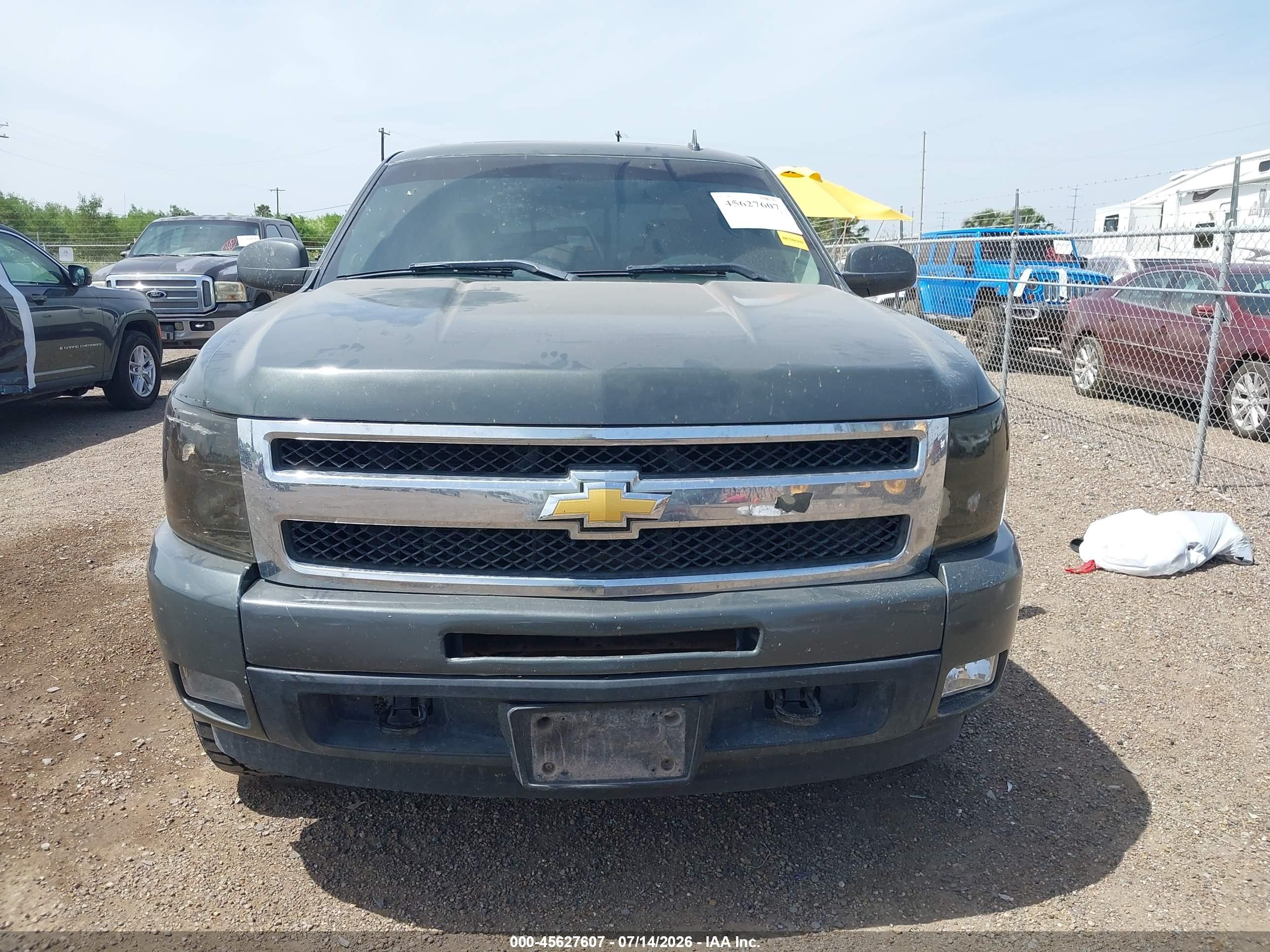 2007 Chevrolet Silverado 1500 Ltz Gray vin: 3GCEK13M37G544003