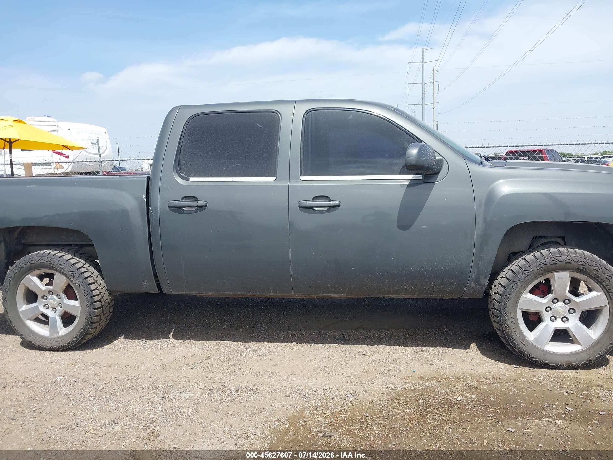 2007 Chevrolet Silverado 1500 Ltz Gray vin: 3GCEK13M37G544003