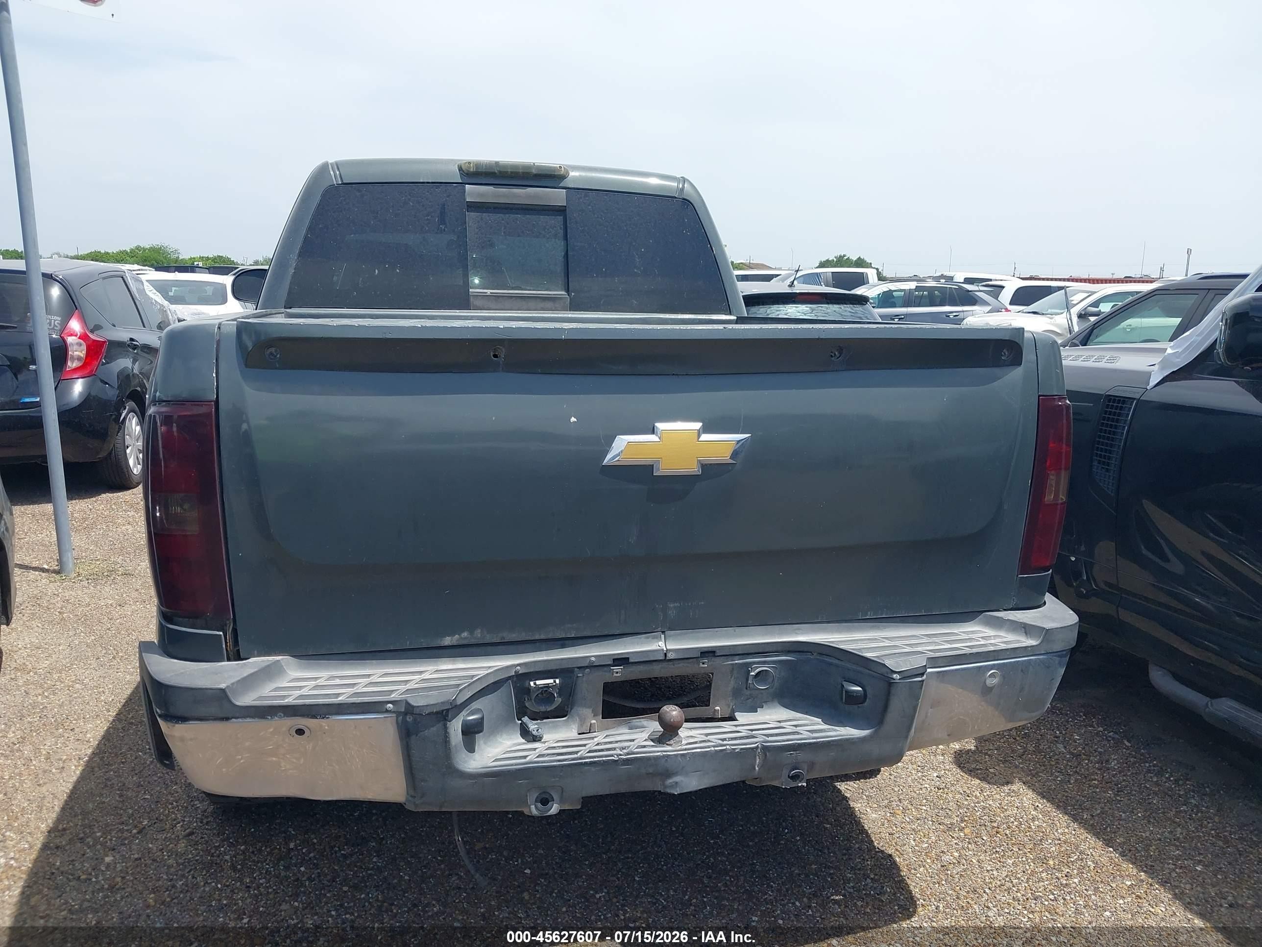 2007 Chevrolet Silverado 1500 Ltz Gray vin: 3GCEK13M37G544003