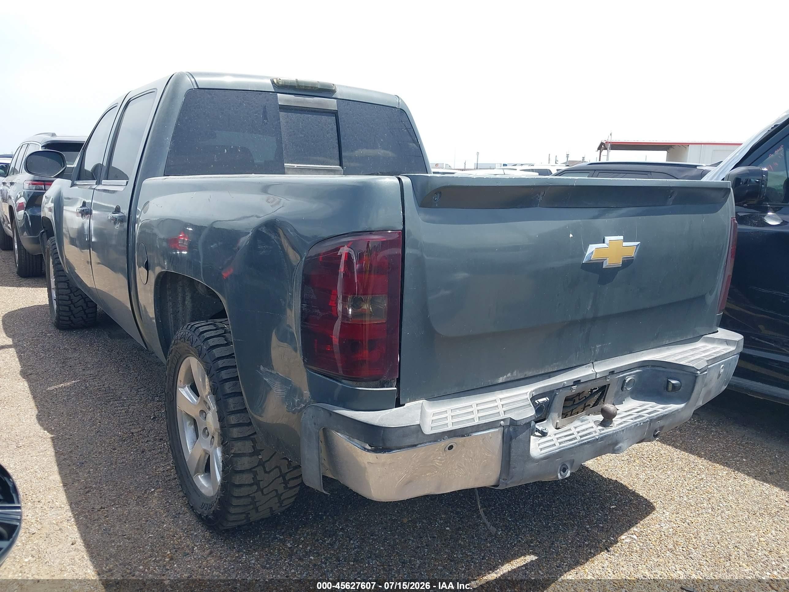 2007 Chevrolet Silverado 1500 Ltz Gray vin: 3GCEK13M37G544003