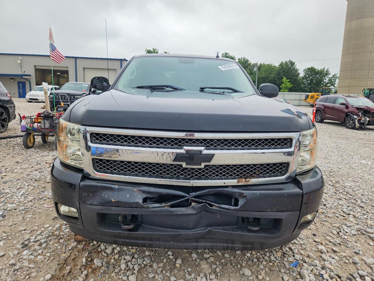 2009 Chevrolet Silverado K1500 Black vin: 3GCEK13M39G133218