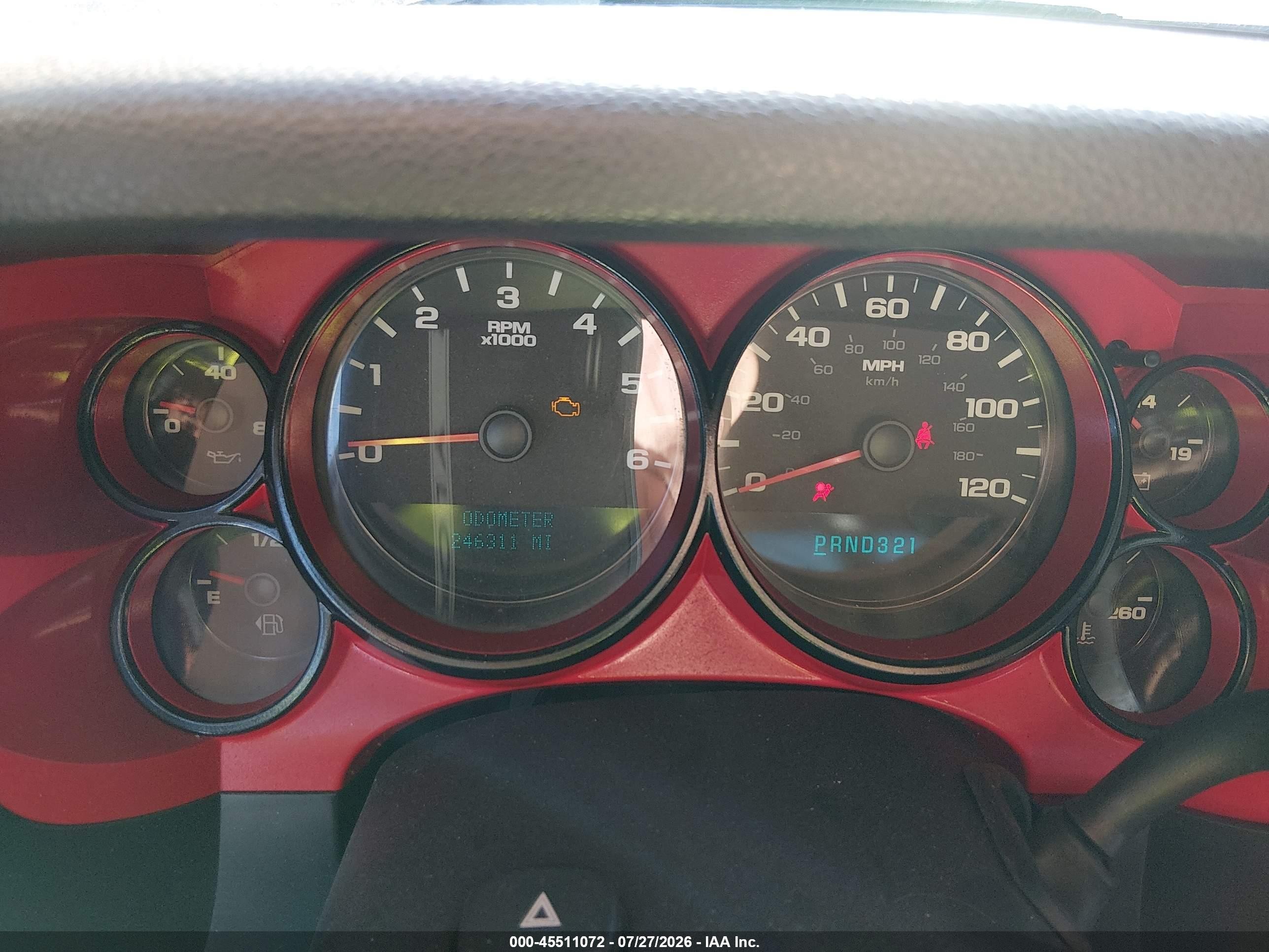2007 Chevrolet Silverado 1500 Lt1 Red vin: 3GCEK13M47G528666
