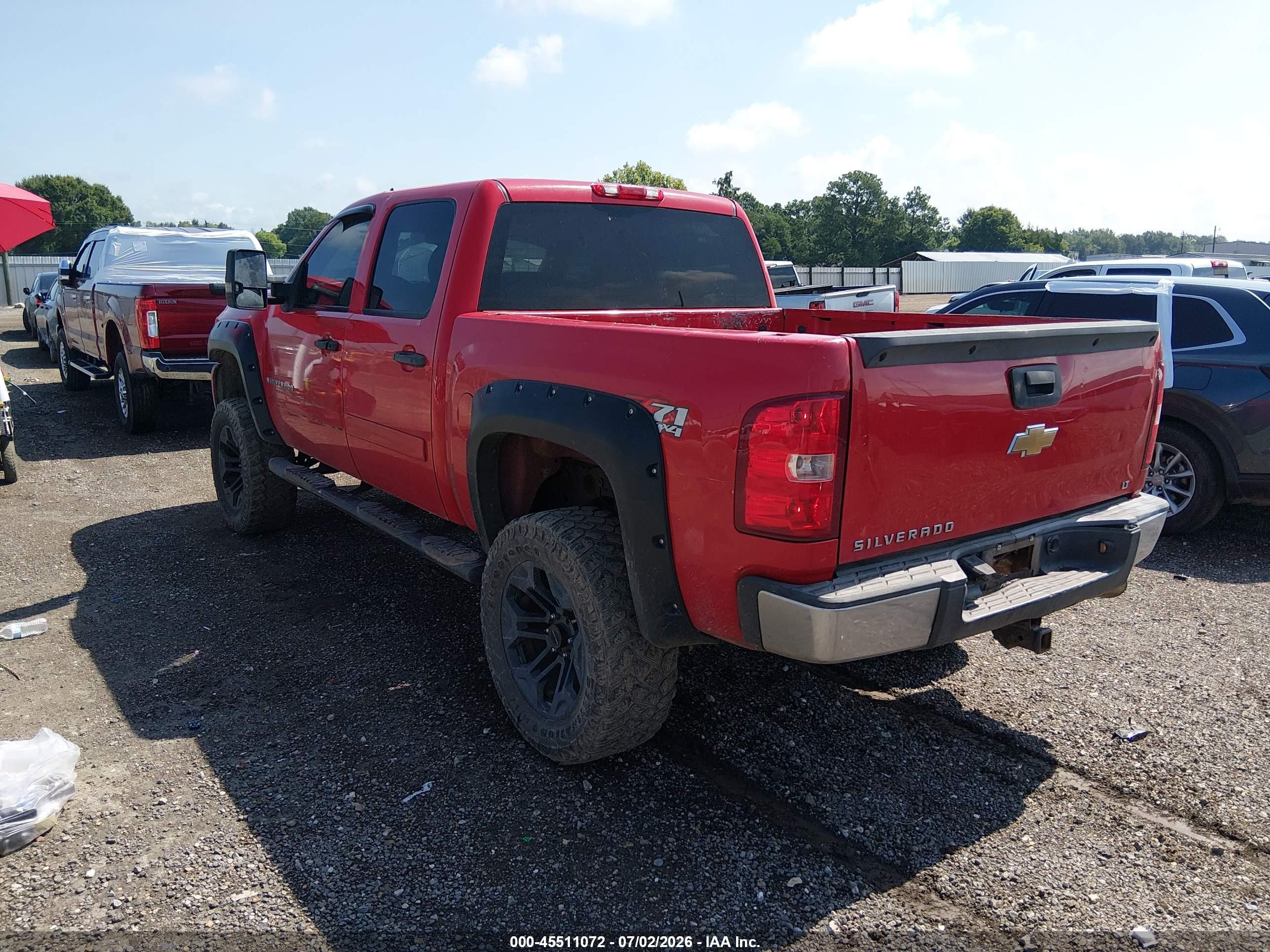 2007 Chevrolet Silverado 1500 Lt1 Red vin: 3GCEK13M47G528666