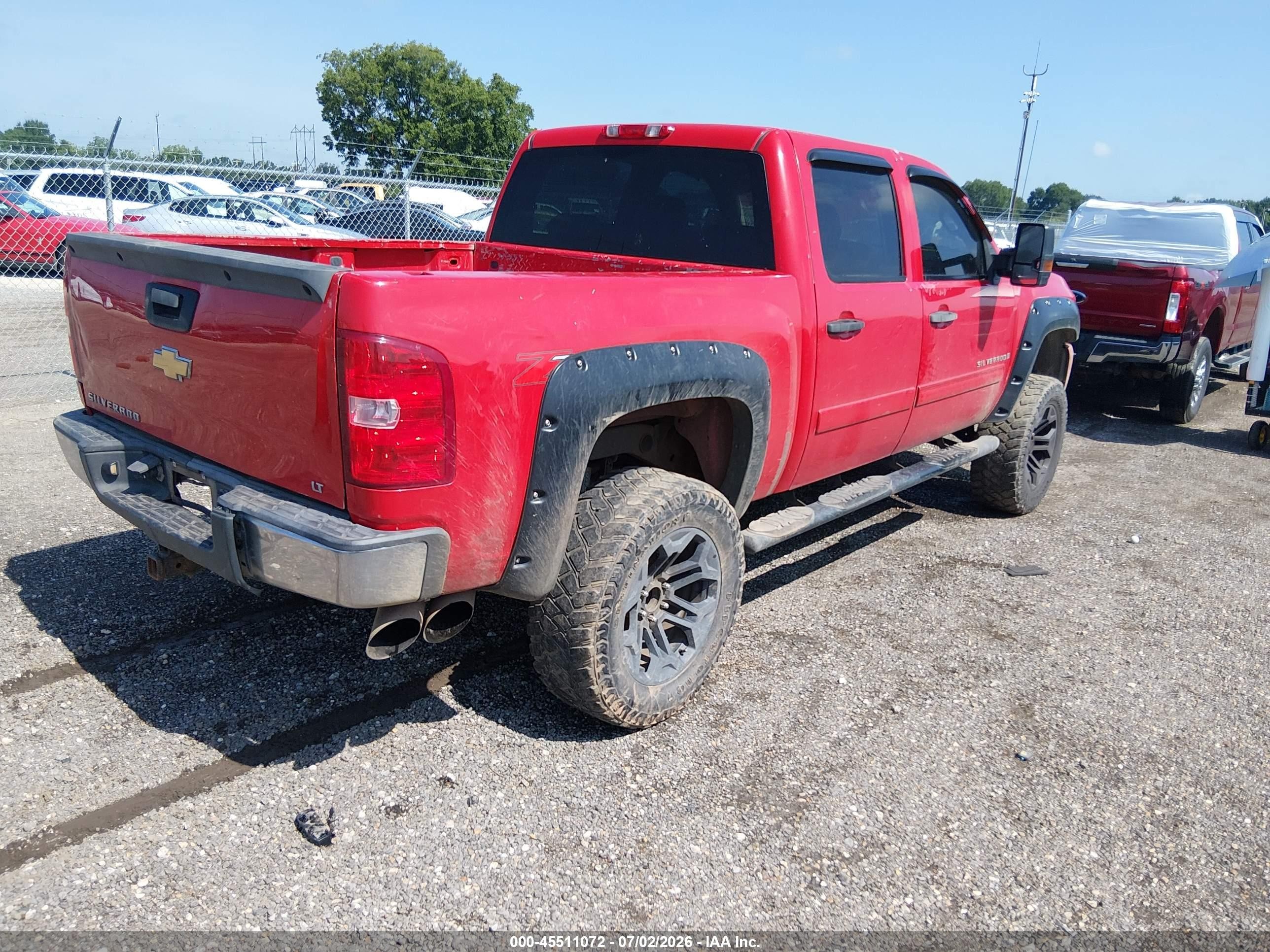 2007 Chevrolet Silverado 1500 Lt1 Red vin: 3GCEK13M47G528666