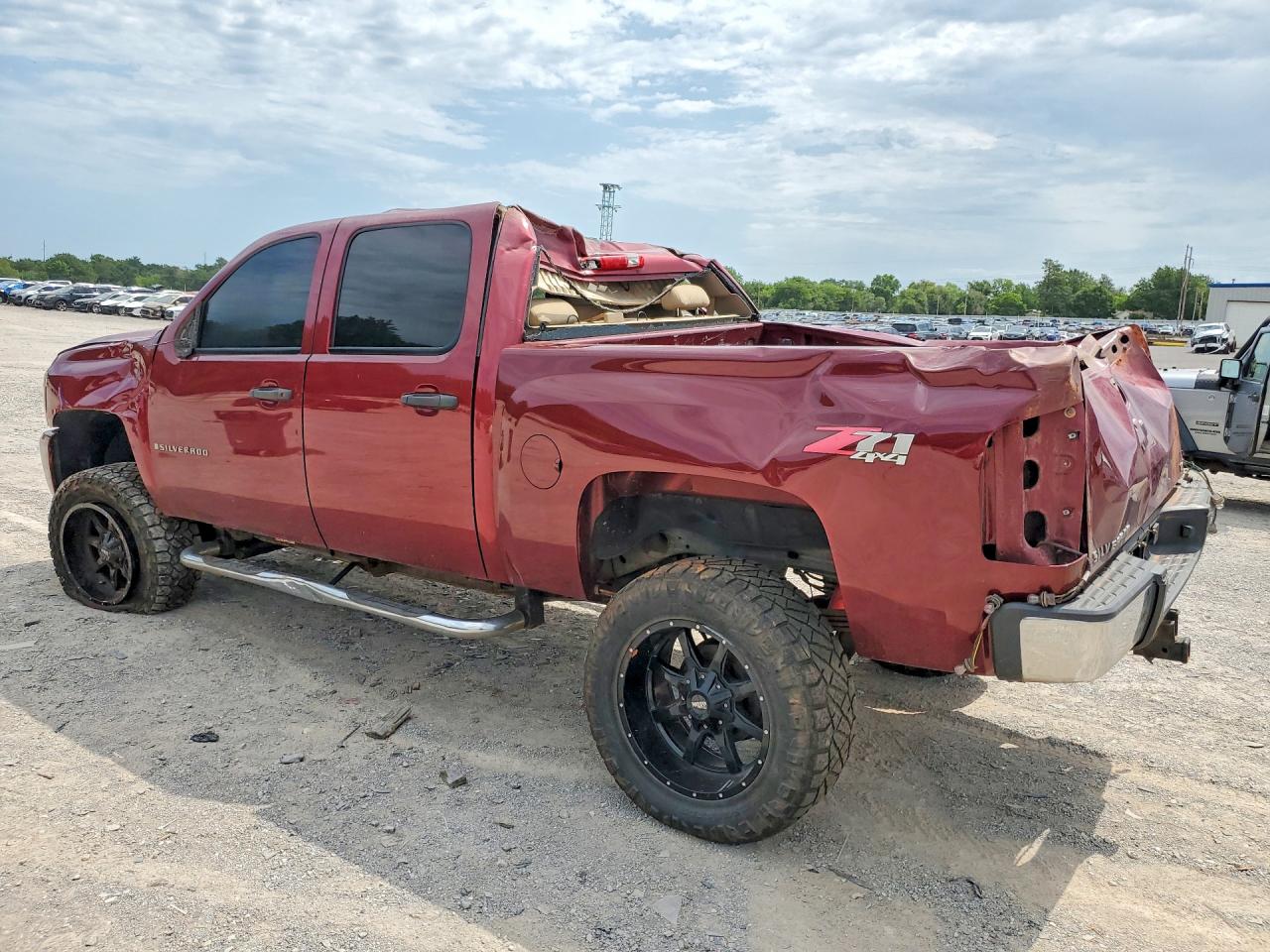 2008 Chevrolet Silverado K1500 Maroon vin: 3GCEK13M48G115325