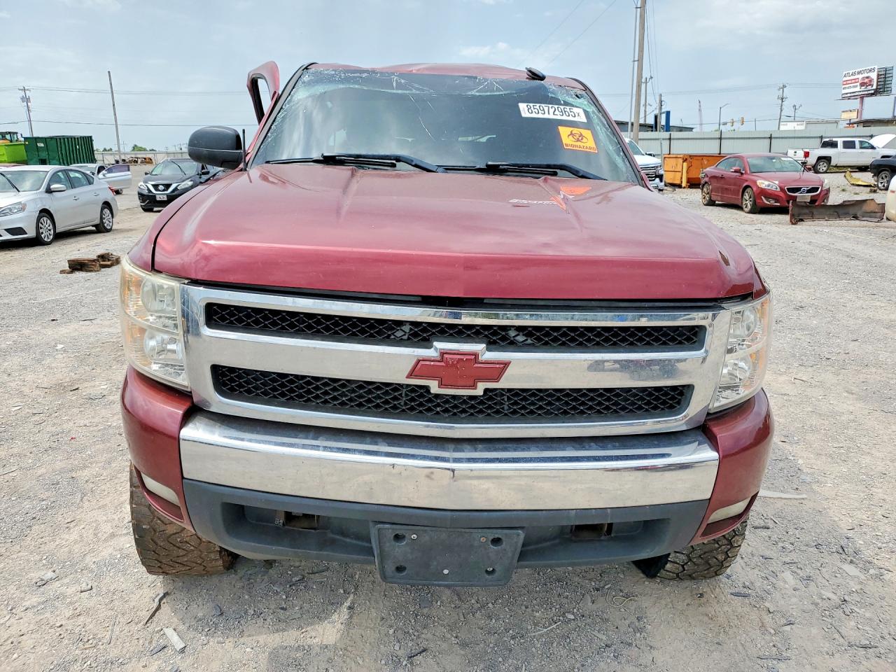 2008 Chevrolet Silverado K1500 Maroon vin: 3GCEK13M48G115325