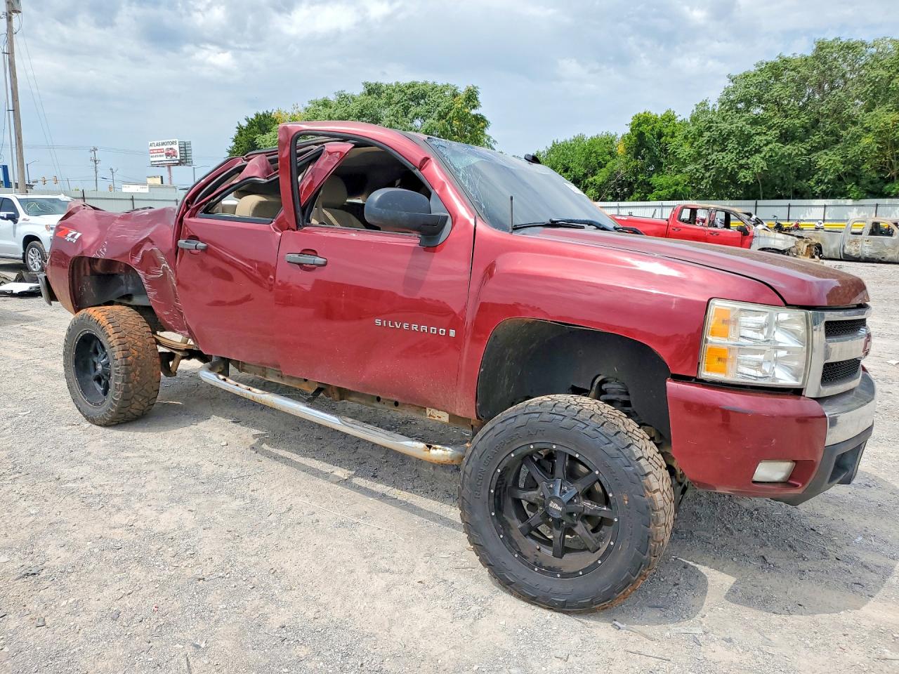 2008 Chevrolet Silverado K1500 Maroon vin: 3GCEK13M48G115325