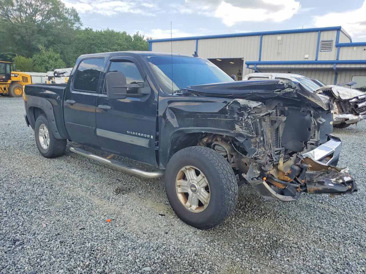 2007 Chevrolet Silverado K1500 Crew Cab Черный vin: 3GCEK13M67G511805