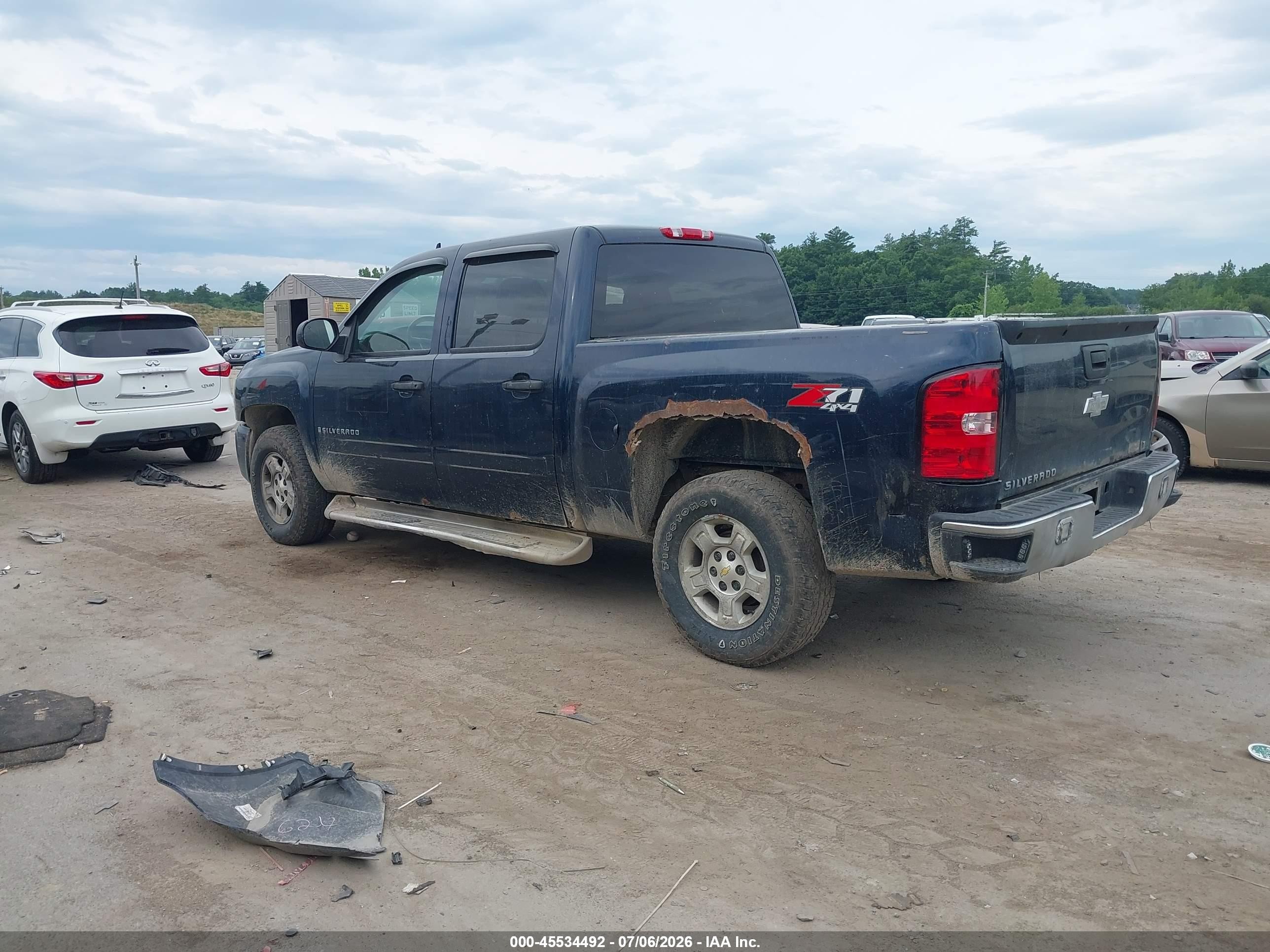 2007 Chevrolet Silverado 1500 Lt1 Navy vin: 3GCEK13M67G514896