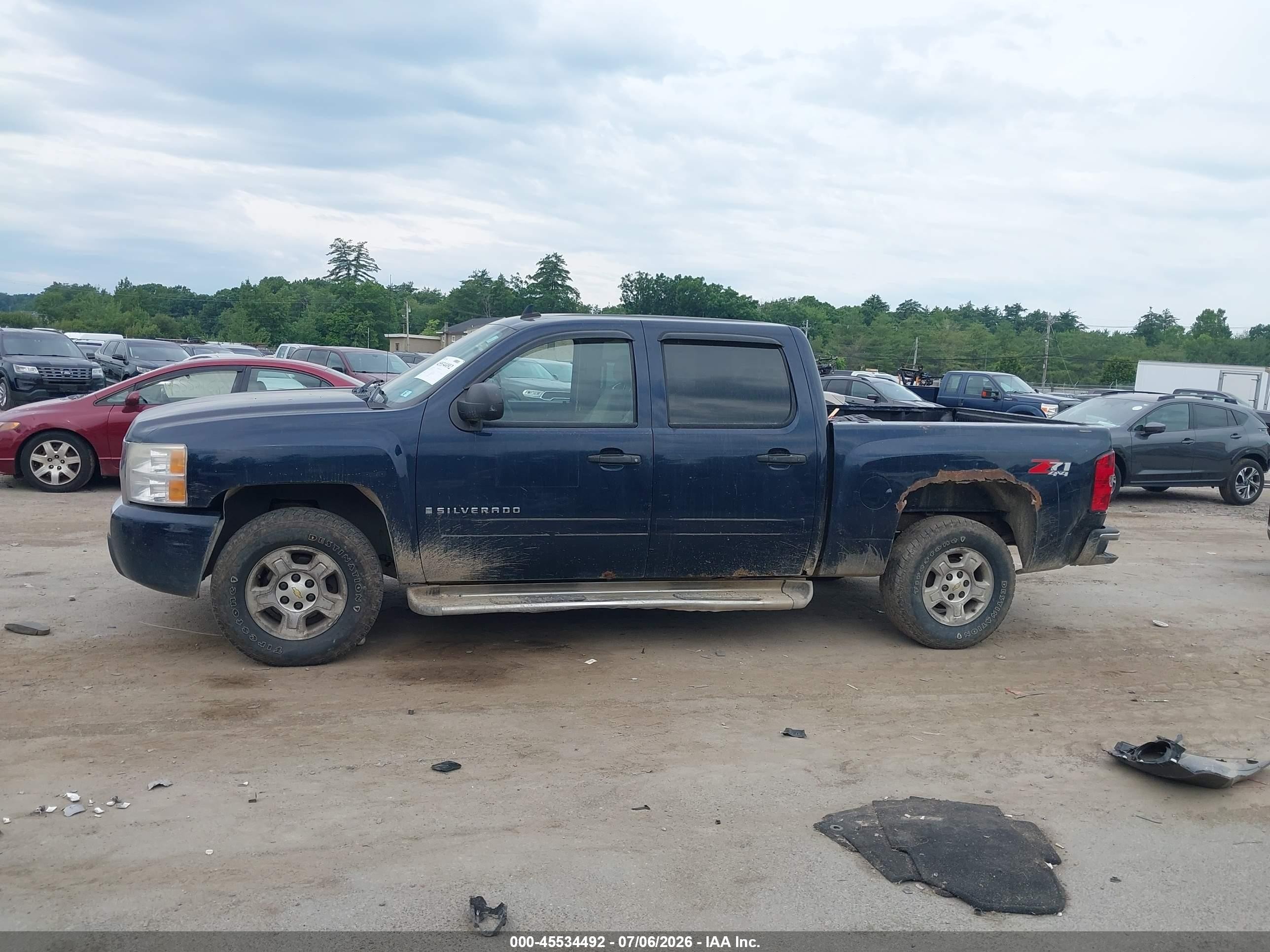 2007 Chevrolet Silverado 1500 Lt1 Navy vin: 3GCEK13M67G514896