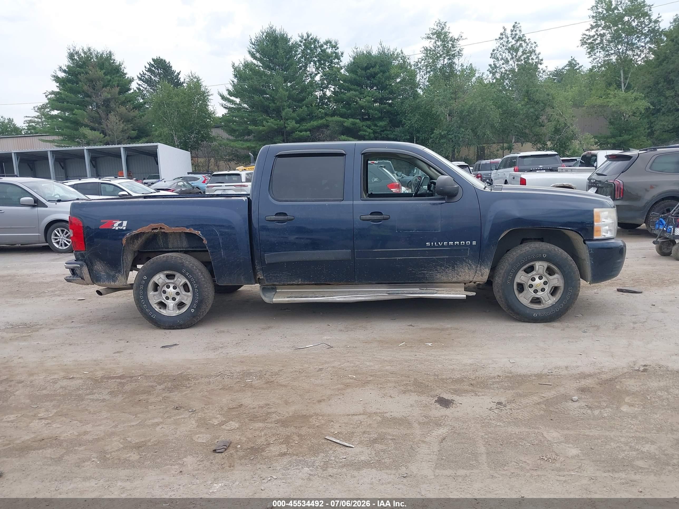 2007 Chevrolet Silverado 1500 Lt1 Navy vin: 3GCEK13M67G514896