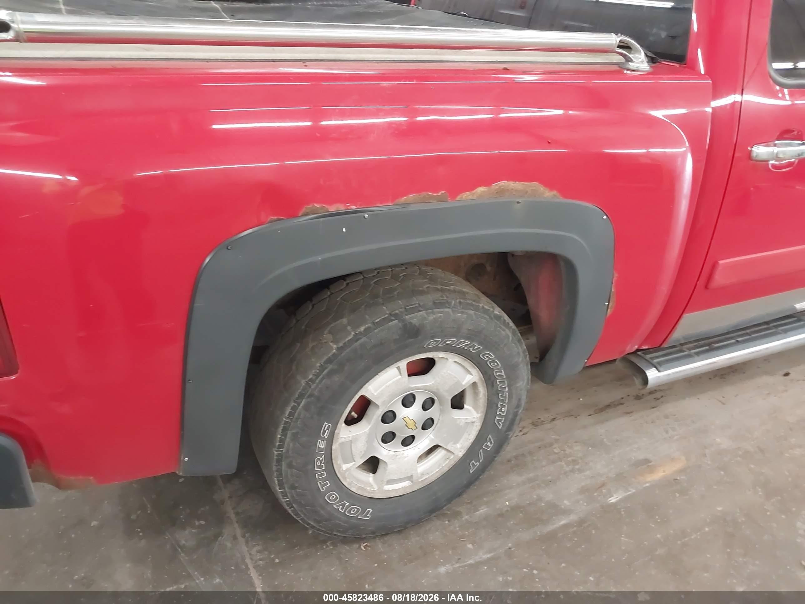 2007 Chevrolet Silverado 1500 Lt1 Red vin: 3GCEK13M67G528555