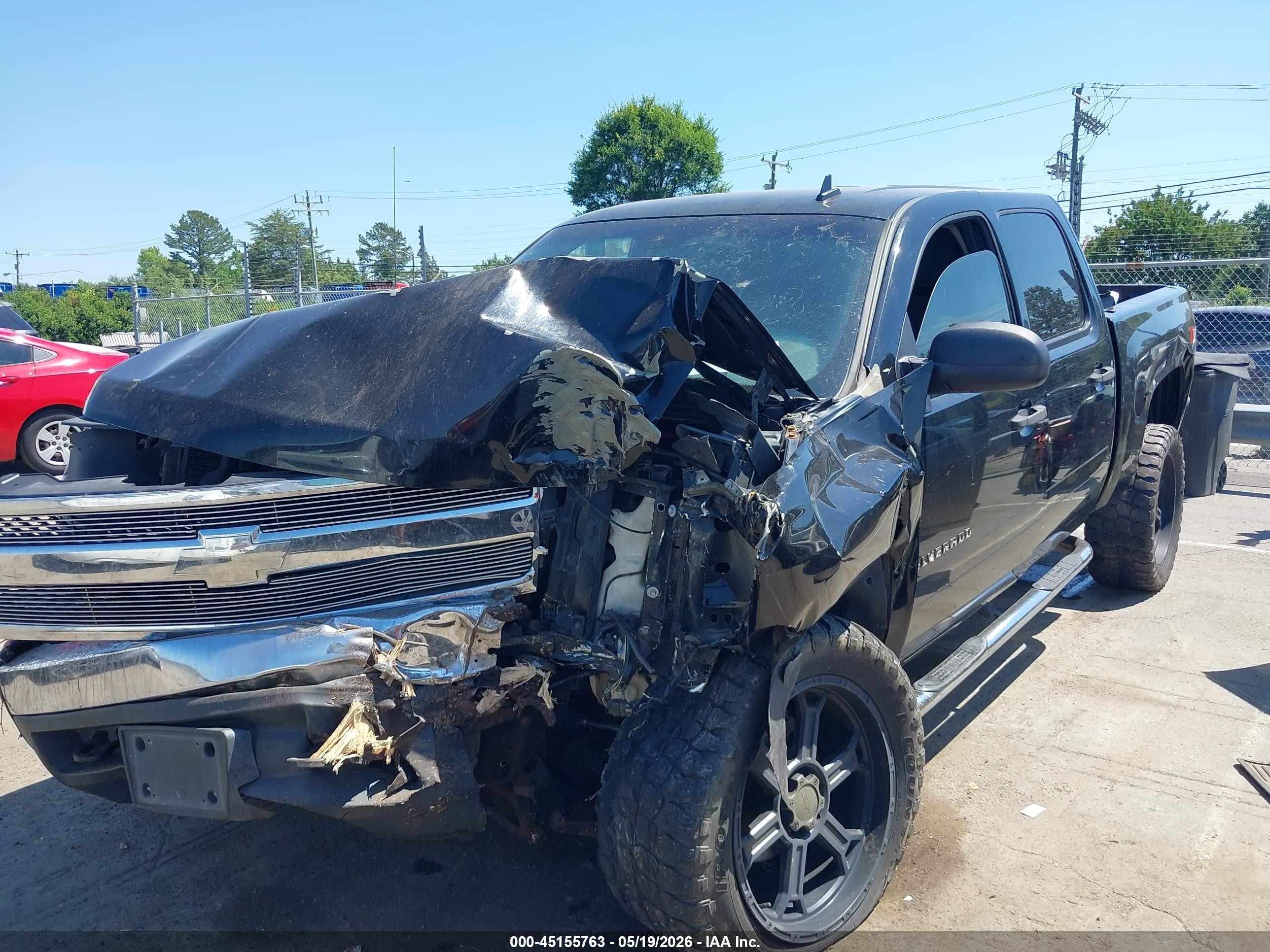 2008 Chevrolet Silverado 1500 Lt1 Black vin: 3GCEK13M68G193797