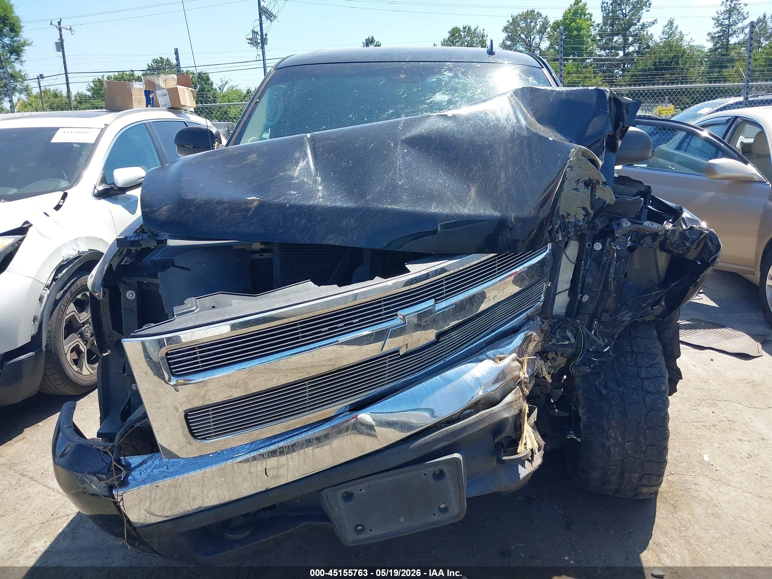 2008 Chevrolet Silverado 1500 Lt1 Black vin: 3GCEK13M68G193797