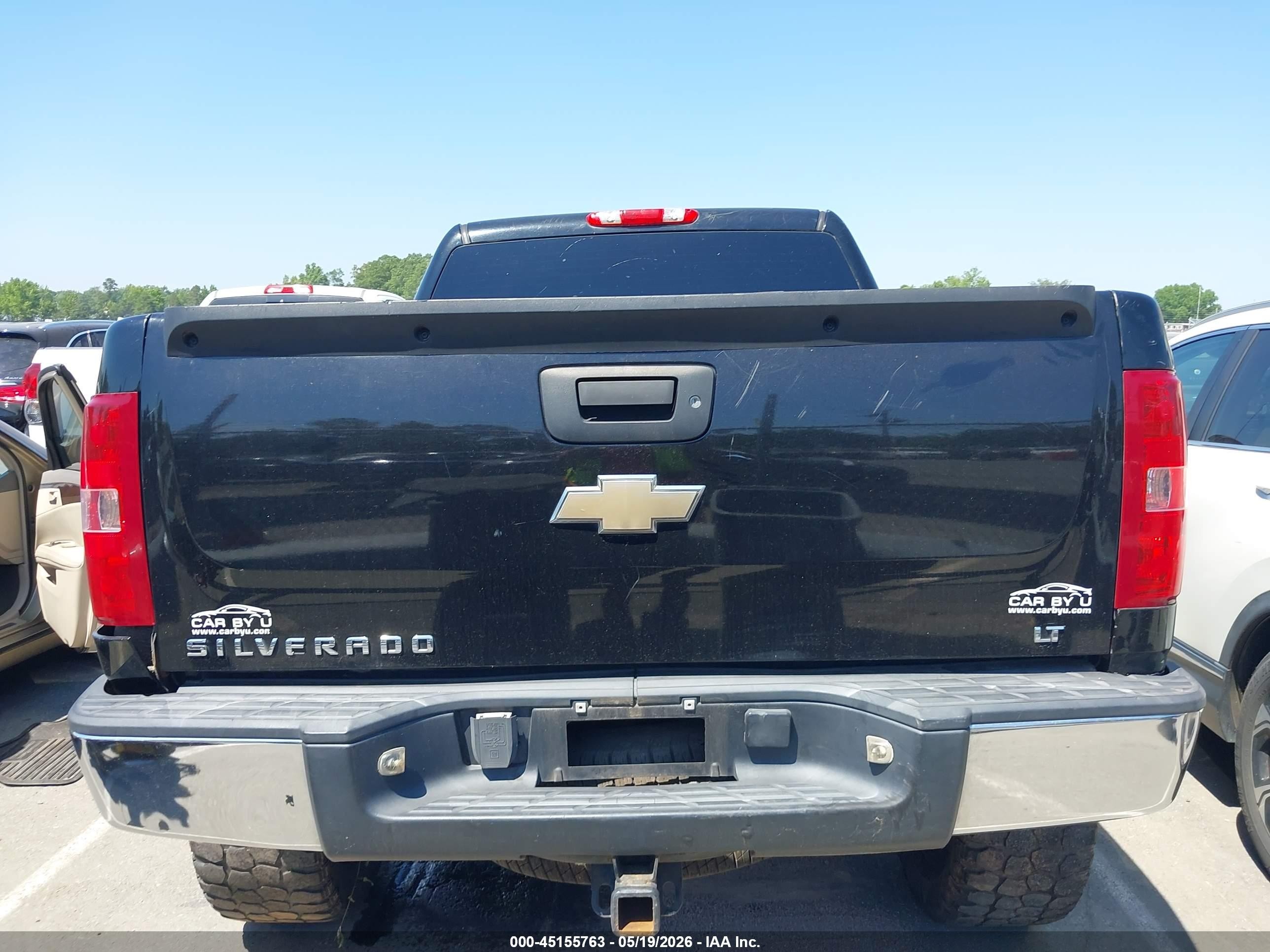 2008 Chevrolet Silverado 1500 Lt1 Black vin: 3GCEK13M68G193797