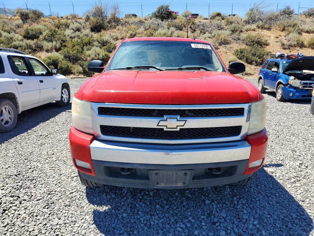 2007 Chevrolet Silverado K1500 Crew Cab Red vin: 3GCEK13M77G506614