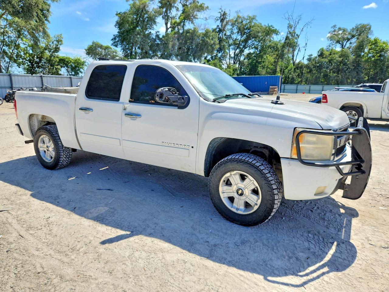 2008 Chevrolet Silverado K1500 Белый vin: 3GCEK13M78G124181