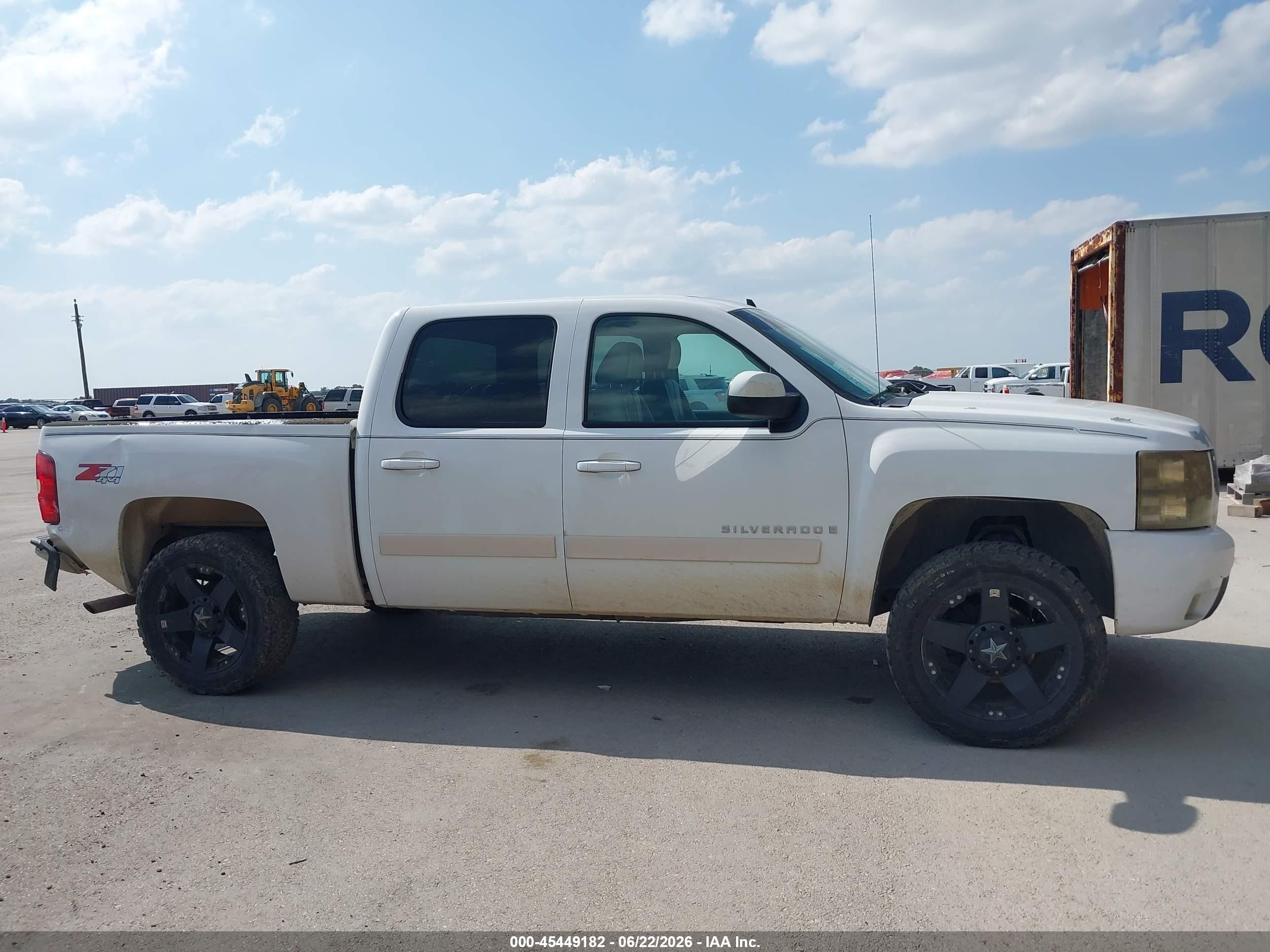 2008 Chevrolet Silverado 1500 Ltz White vin: 3GCEK13M78G131213