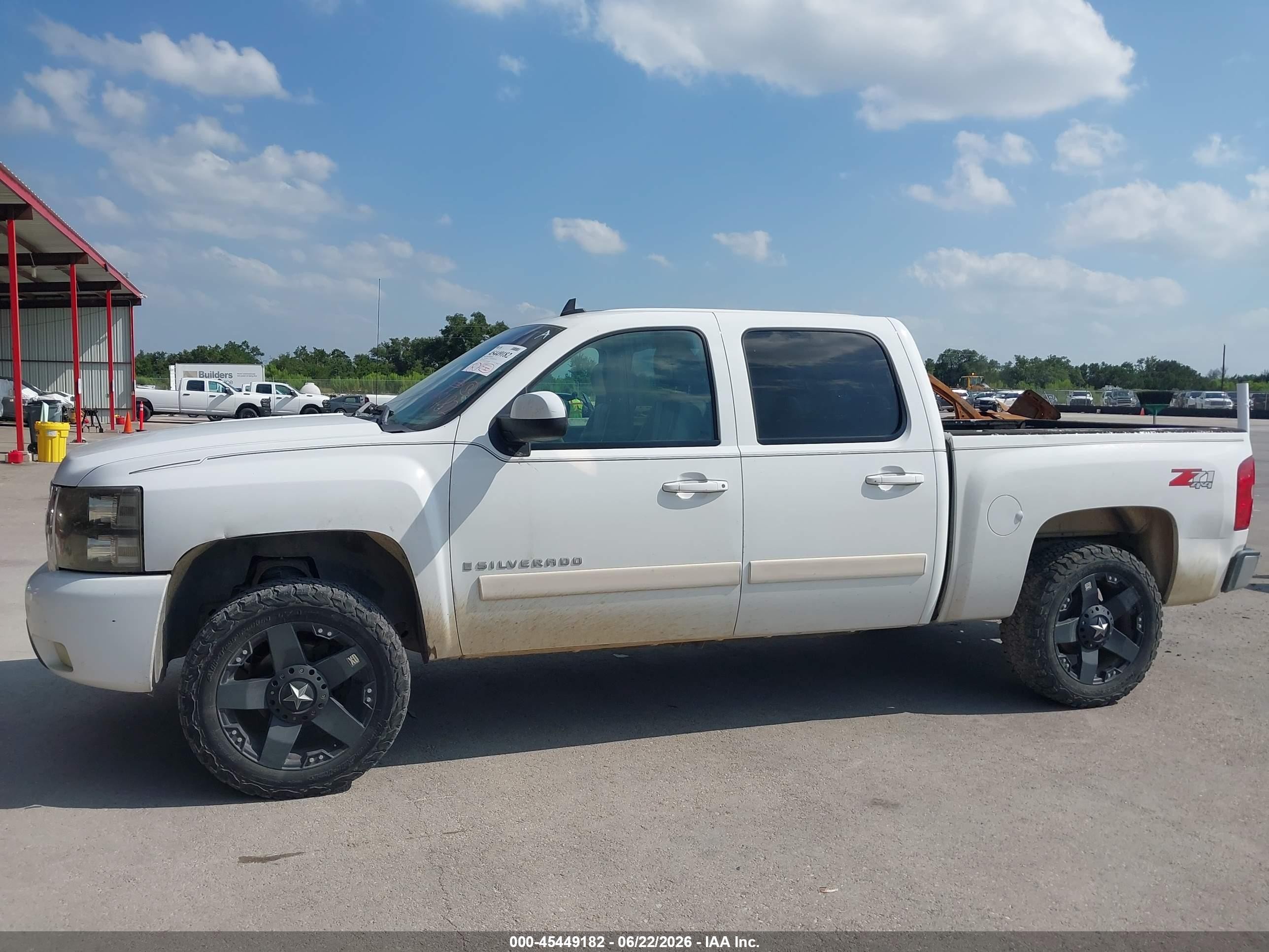 2008 Chevrolet Silverado 1500 Ltz White vin: 3GCEK13M78G131213