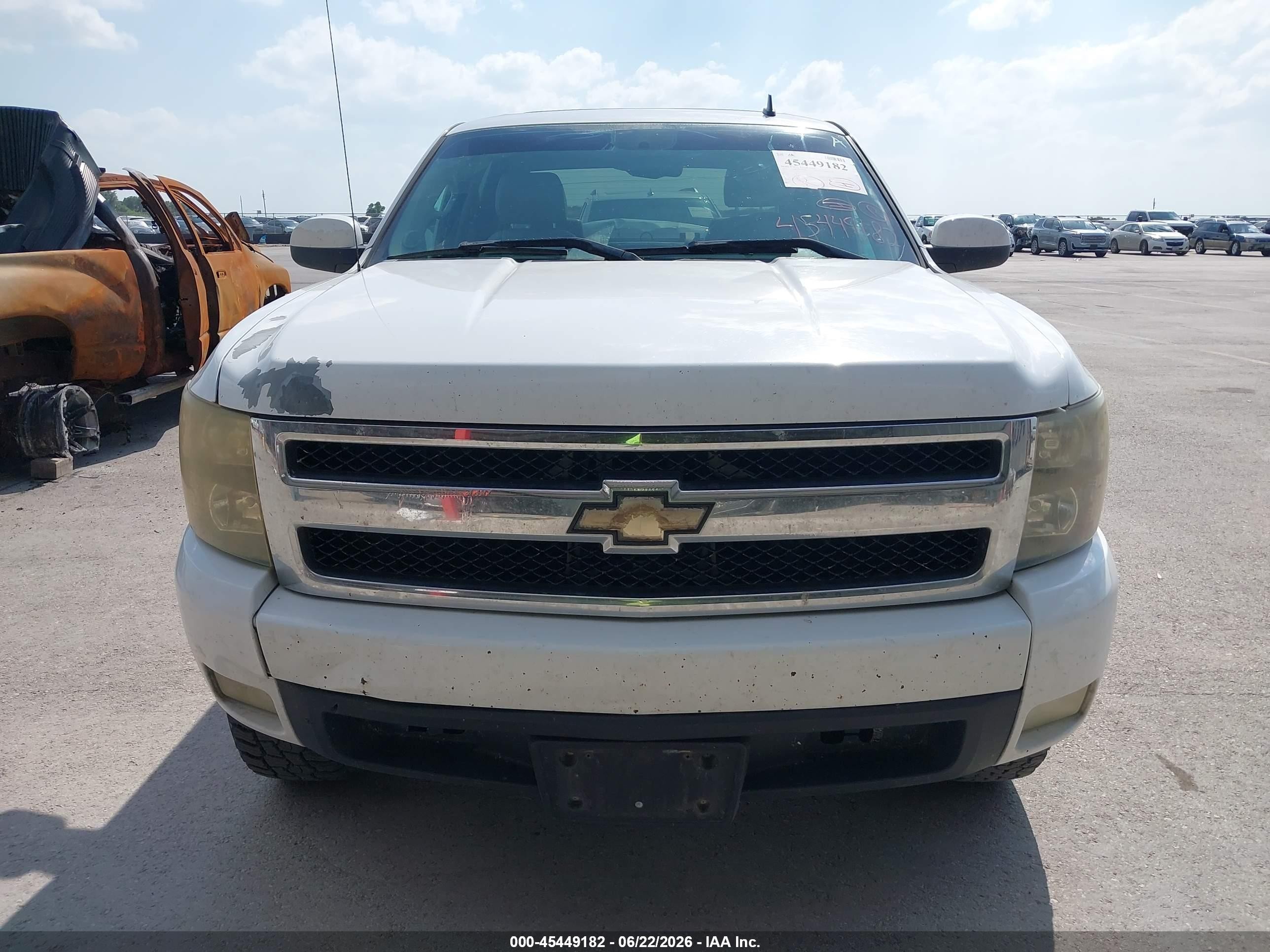 2008 Chevrolet Silverado 1500 Ltz White vin: 3GCEK13M78G131213