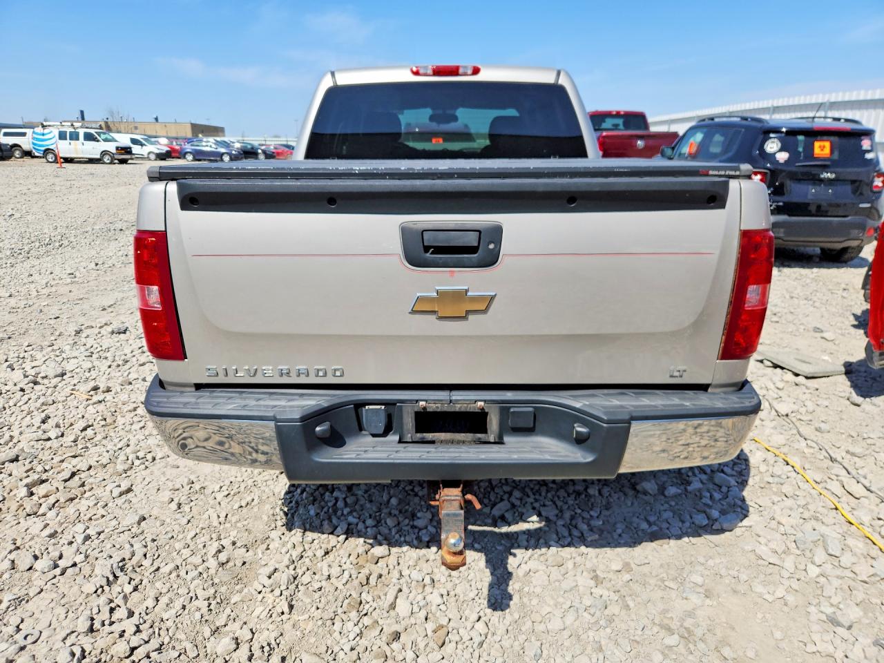 2007 Chevrolet Silverado K1500 Crew Cab Silver vin: 3GCEK13M87G503494