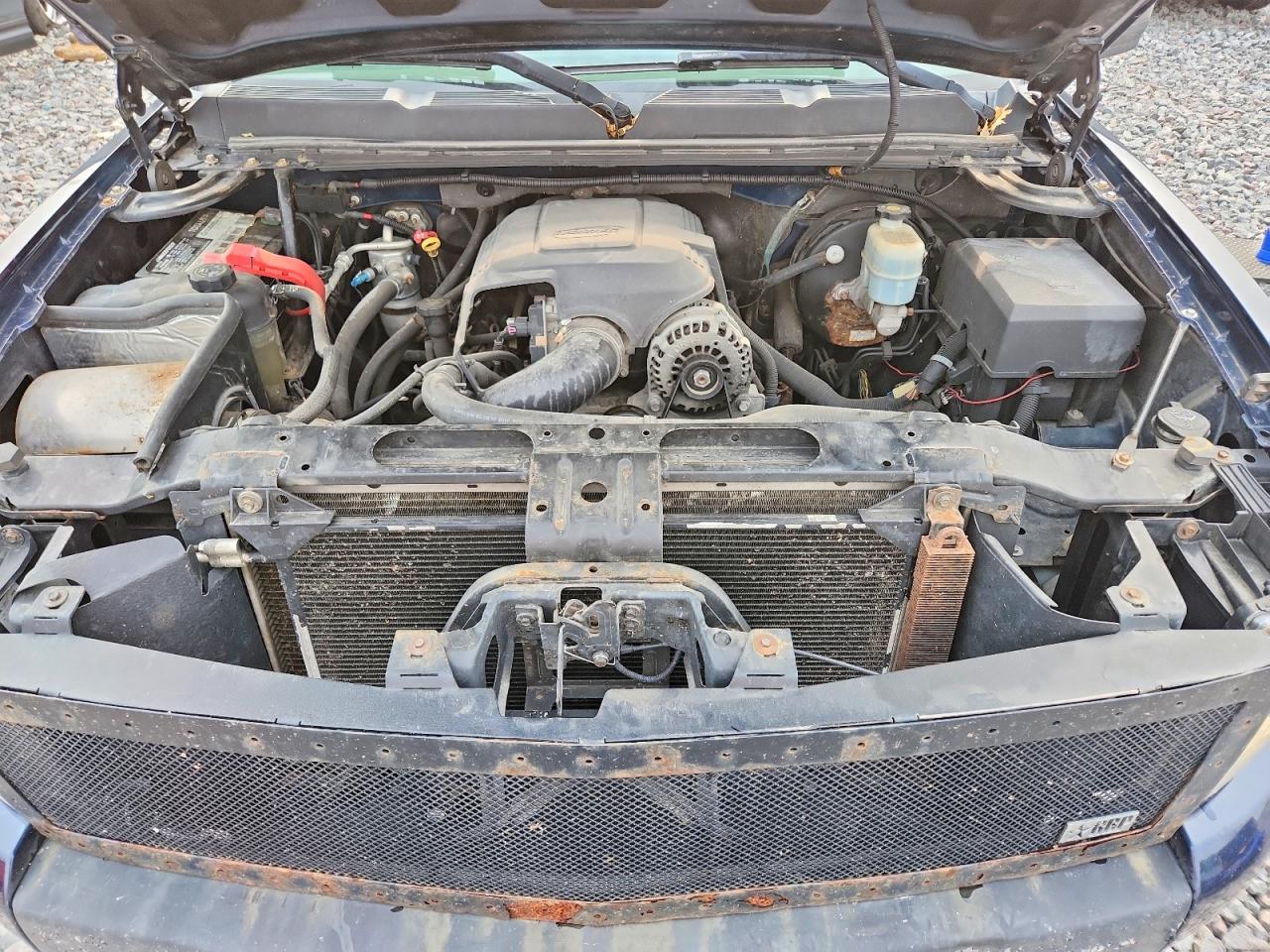 2007 Chevrolet Silverado K1500 Crew Cab Blue vin: 3GCEK13M87G544434