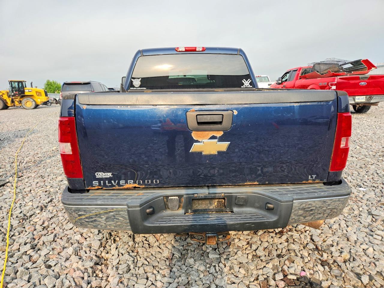 2007 Chevrolet Silverado K1500 Crew Cab Blue vin: 3GCEK13M87G544434