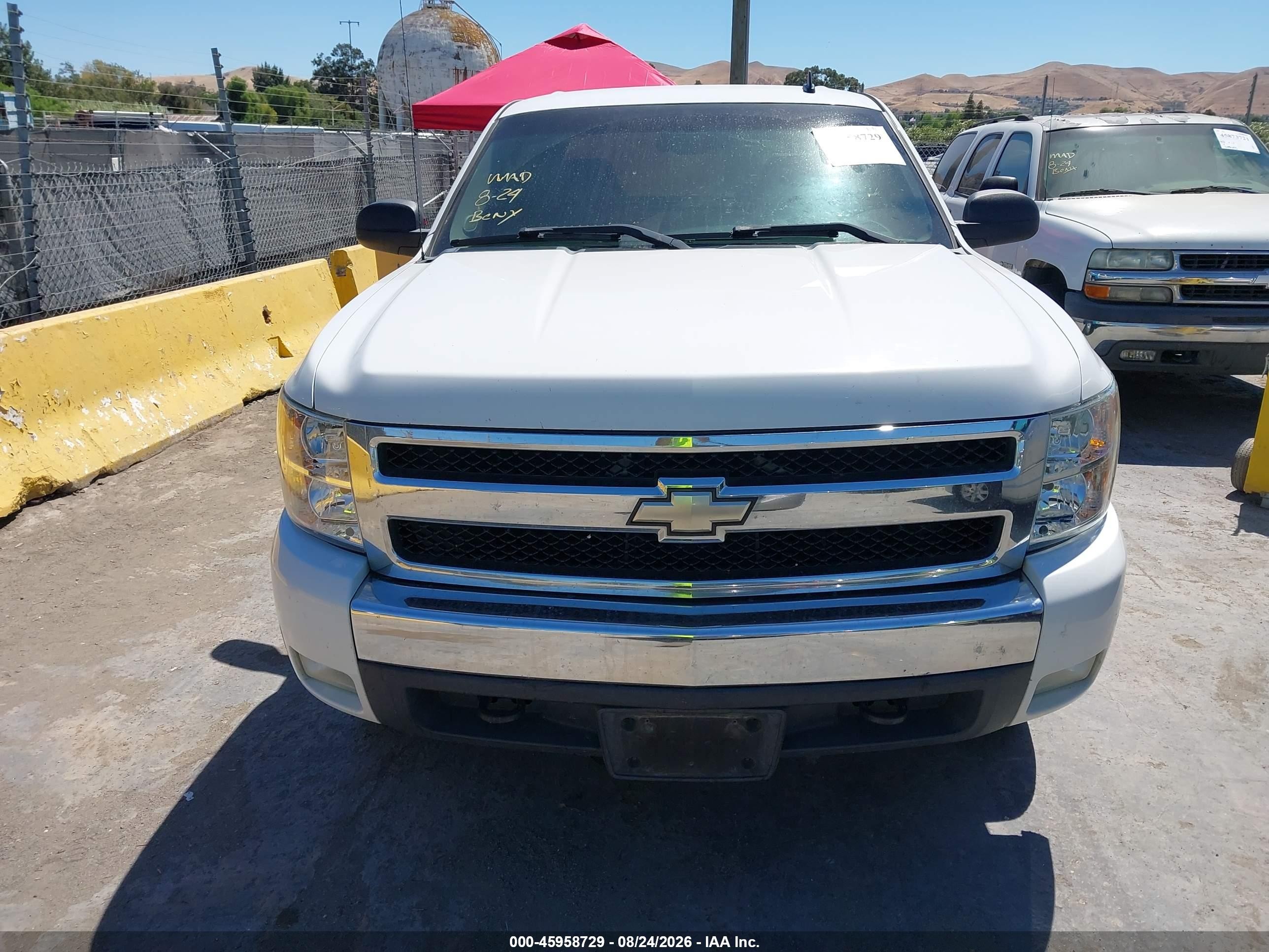 2008 Chevrolet Silverado 1500 Lt1 White vin: 3GCEK13M88G104005
