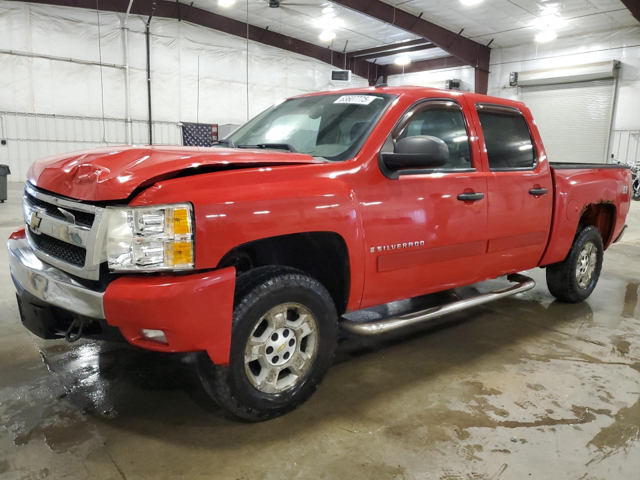 2007 Chevrolet Silverado K1500 Crew Cab Red vin: 3GCEK13M97G512107