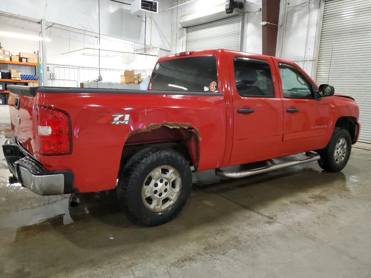 2007 Chevrolet Silverado K1500 Crew Cab Red vin: 3GCEK13M97G512107