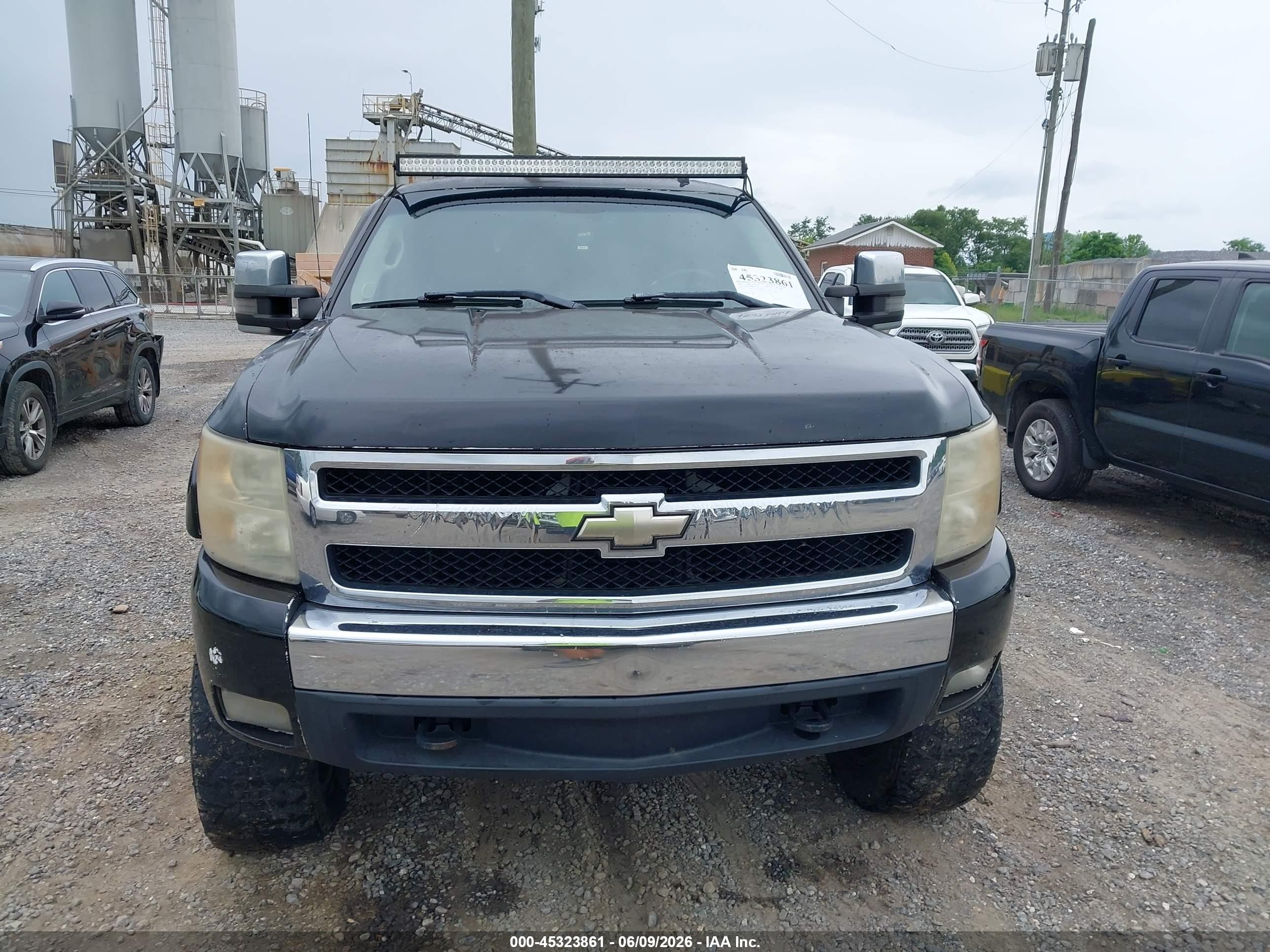 2008 Chevrolet Silverado 1500 Lt2 Black vin: 3GCEK13M98G205134